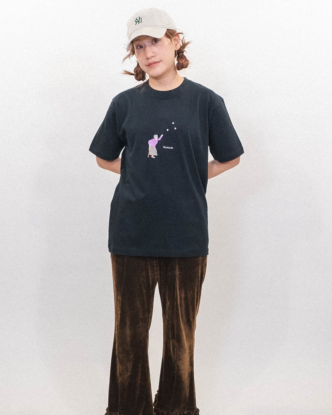 餅キャッチ婆Tee