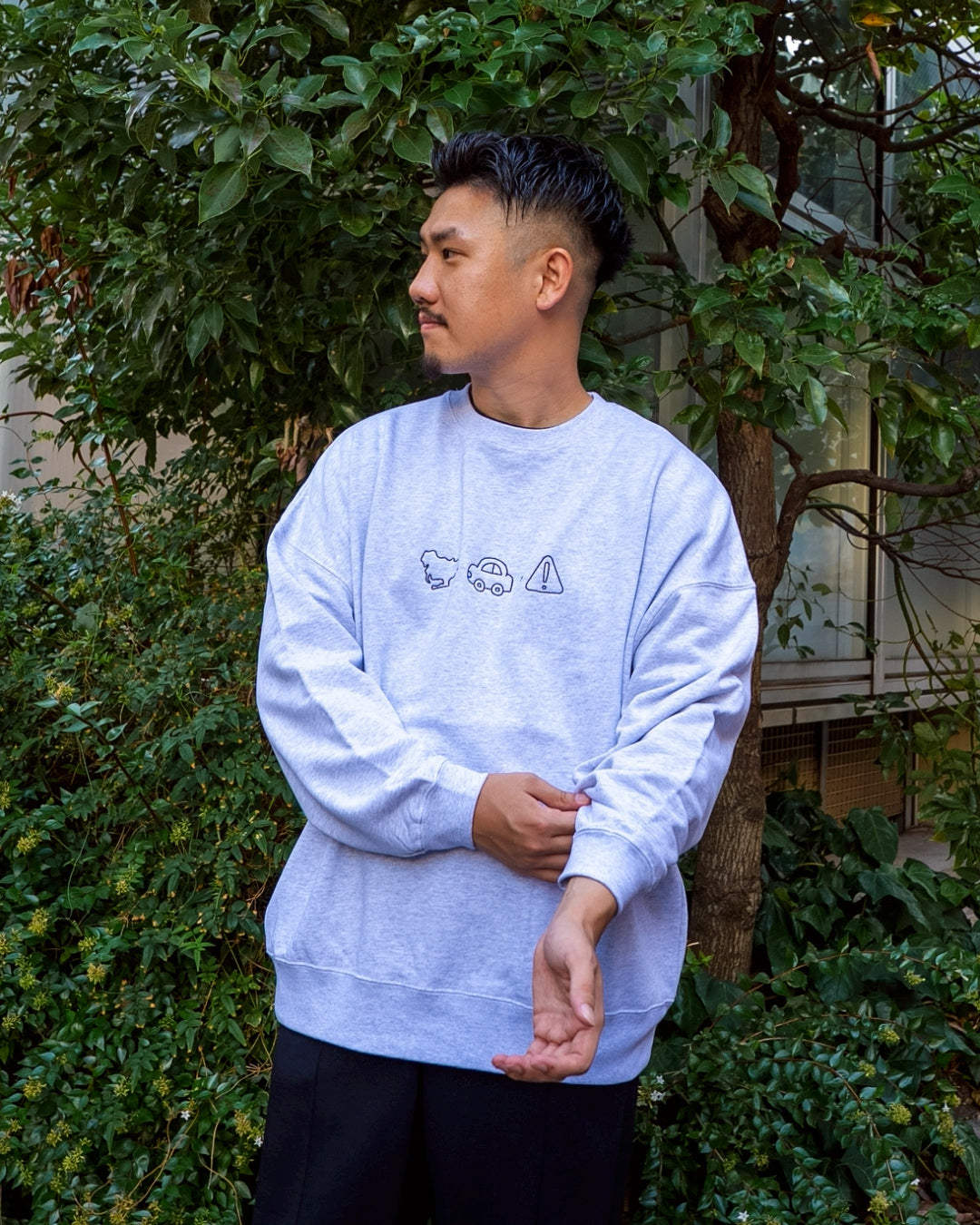 愛知で運転気をつけようスウェット