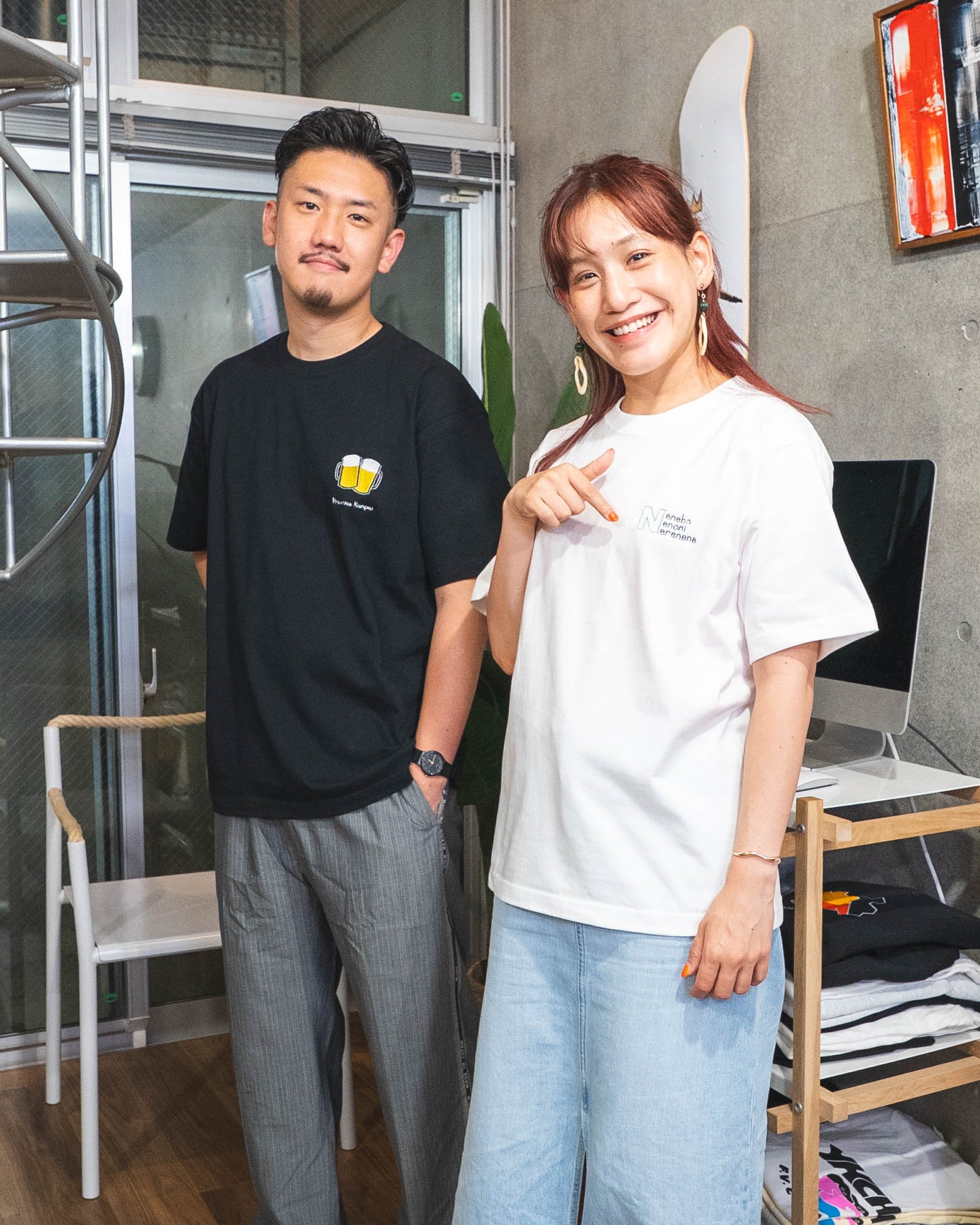 ねねばねのにねれねねTee