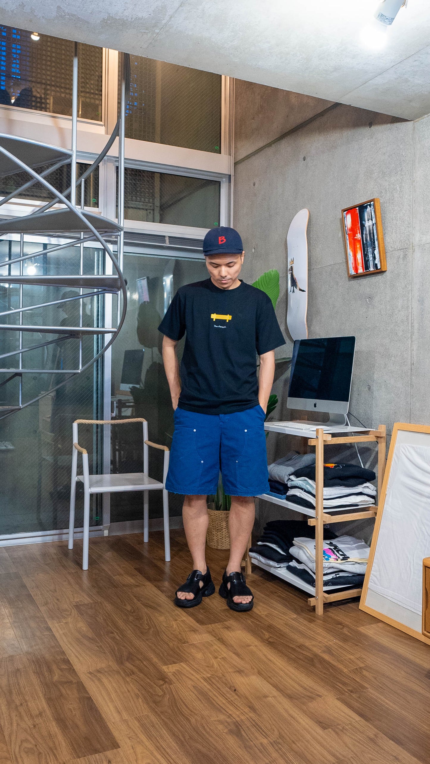【受注】みかん色のガードレールTee
