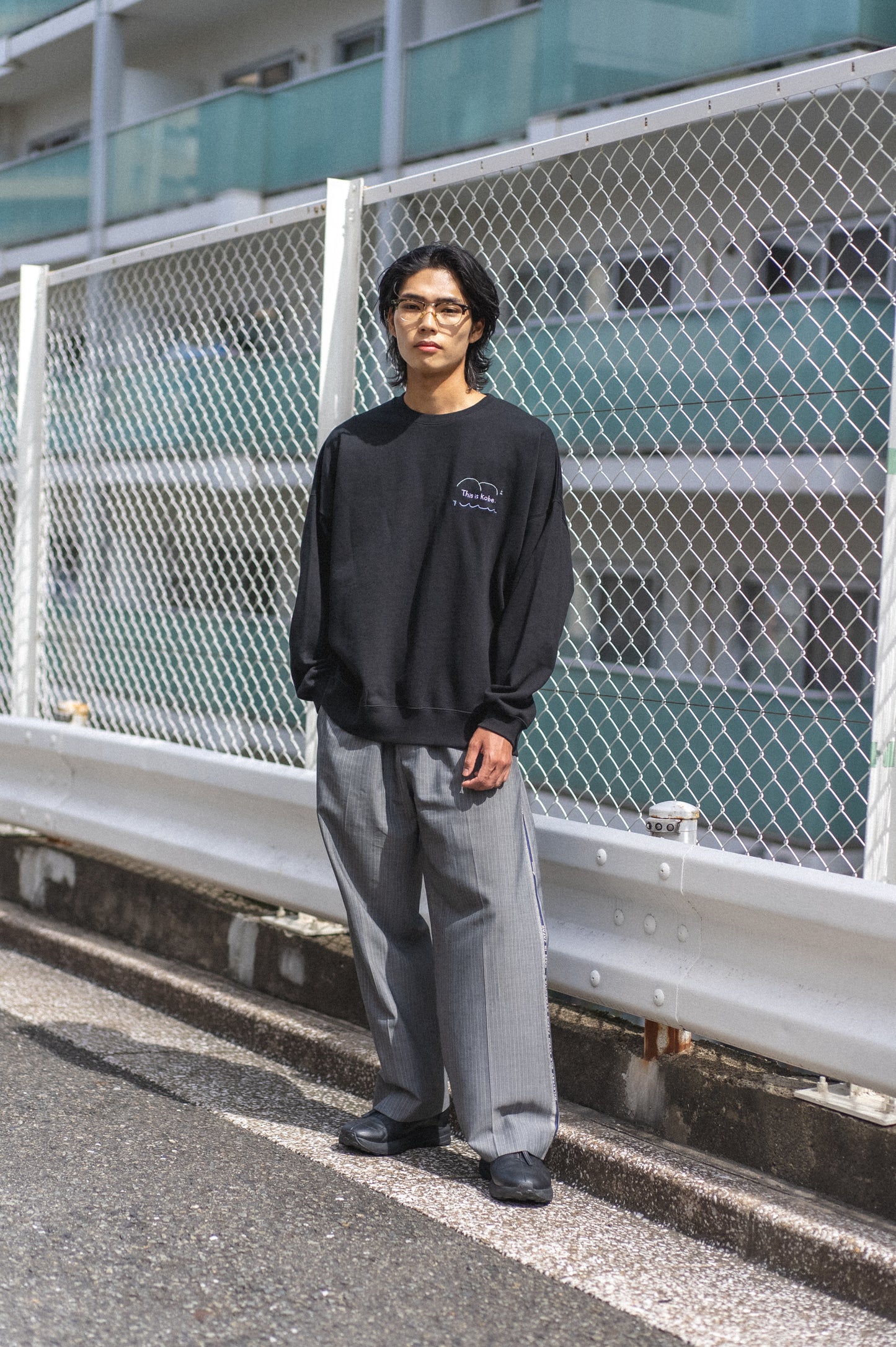 【受注】神戸の上が山で下が海スウェット