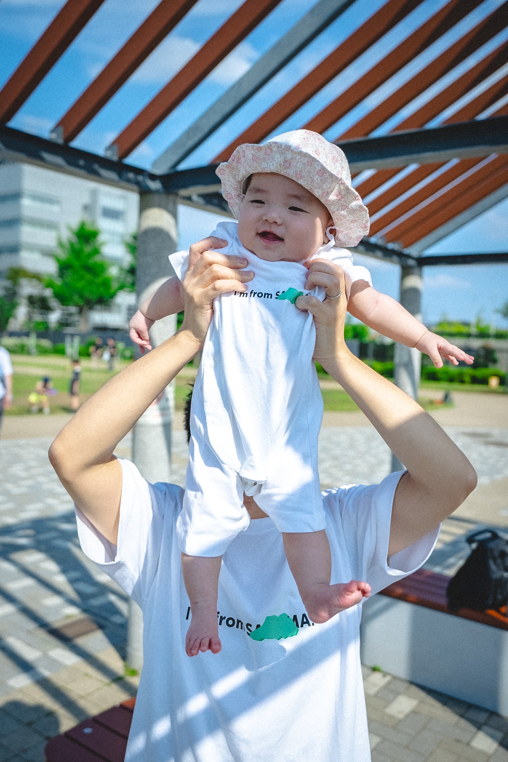 埼玉出身ですロンパース(赤ちゃん)