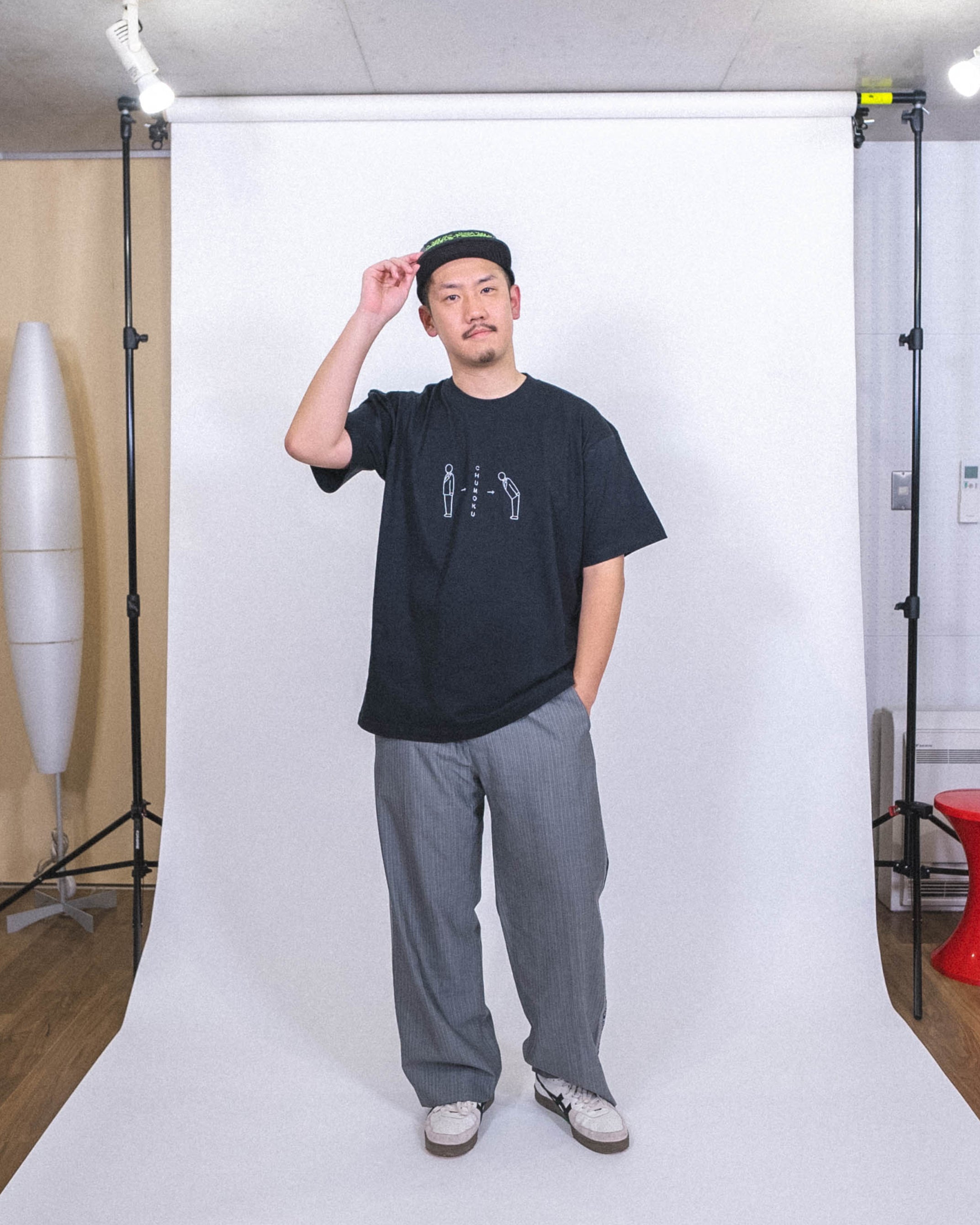 注目を挟む群馬県民Tee