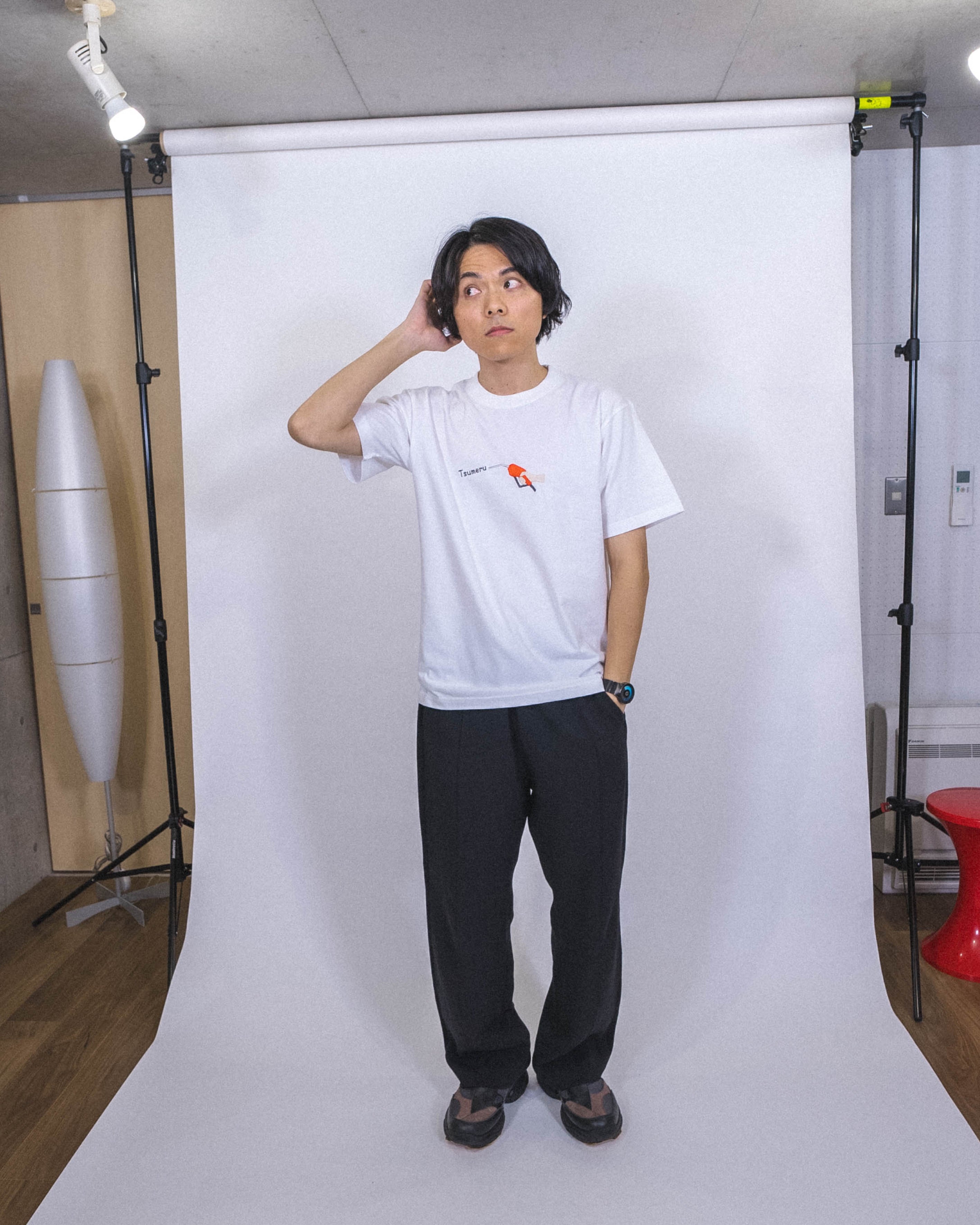 ガソリン詰めるTee