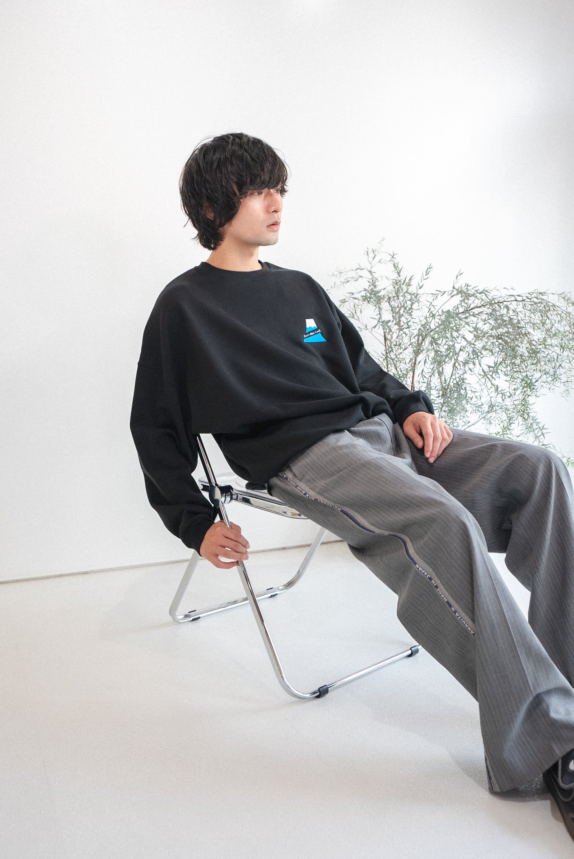 富士山は登らず観るものスウェット