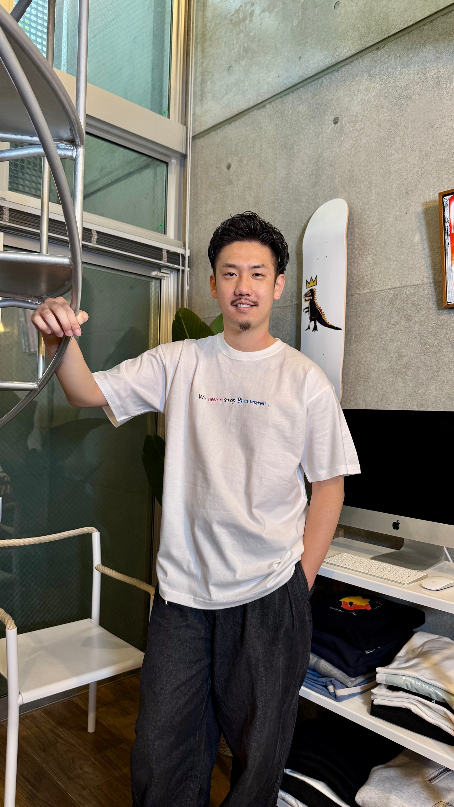 【受注】琵琶湖の水止めたろかTee