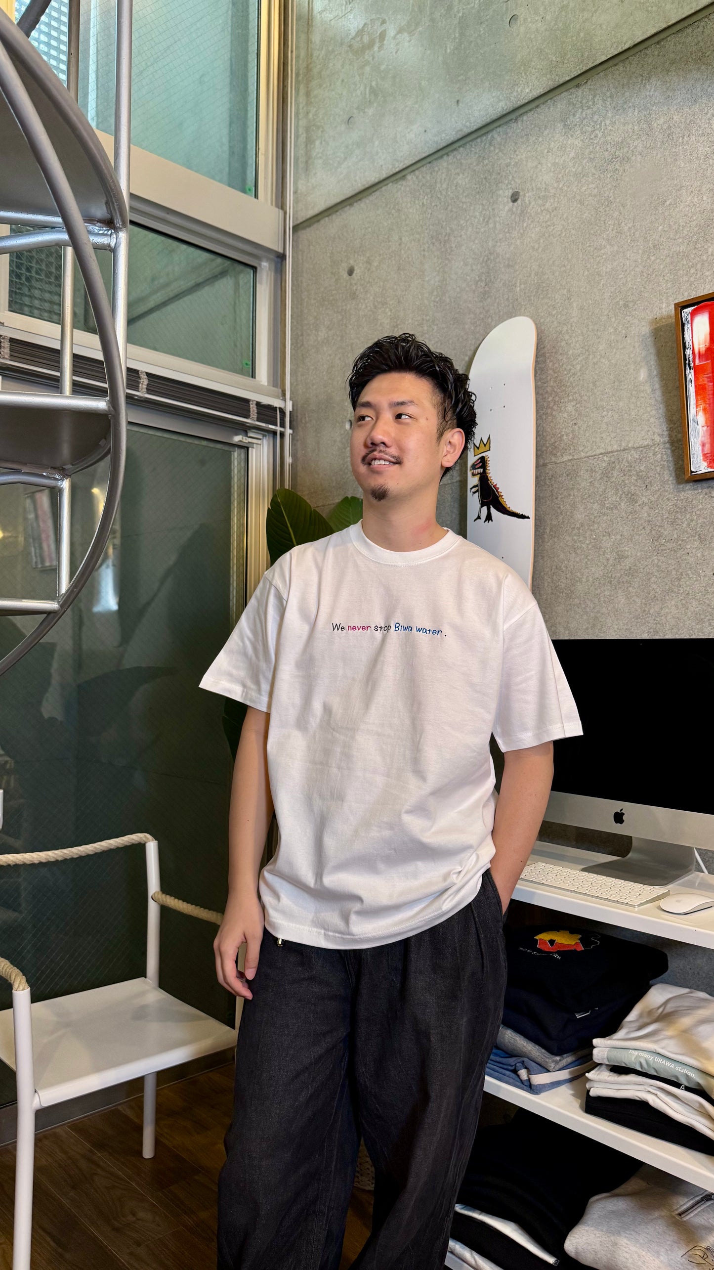 【受注】琵琶湖の水止めたろかTee