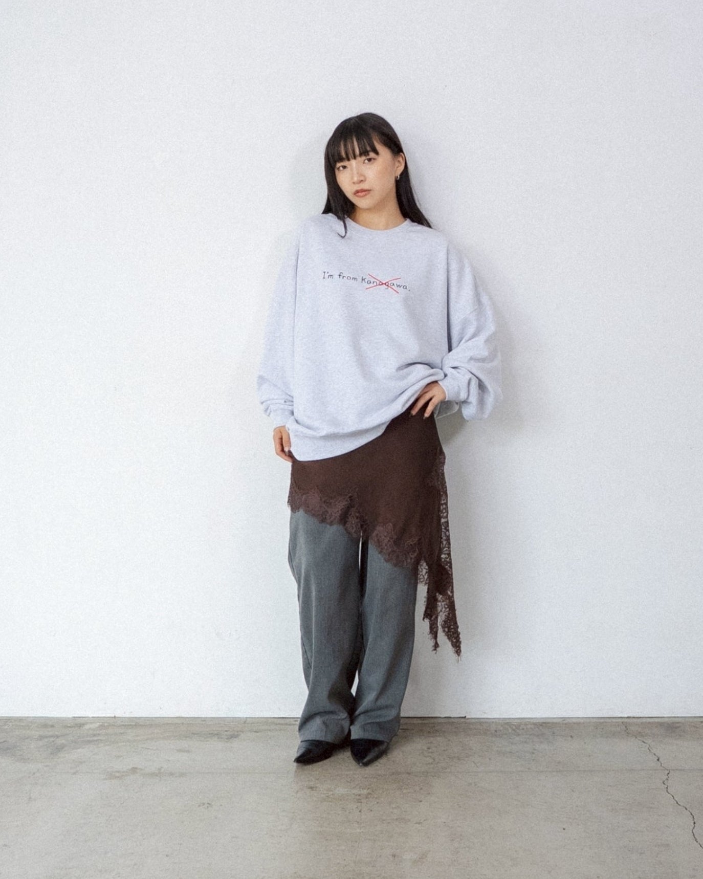 出身は神奈川って言わないスウェット