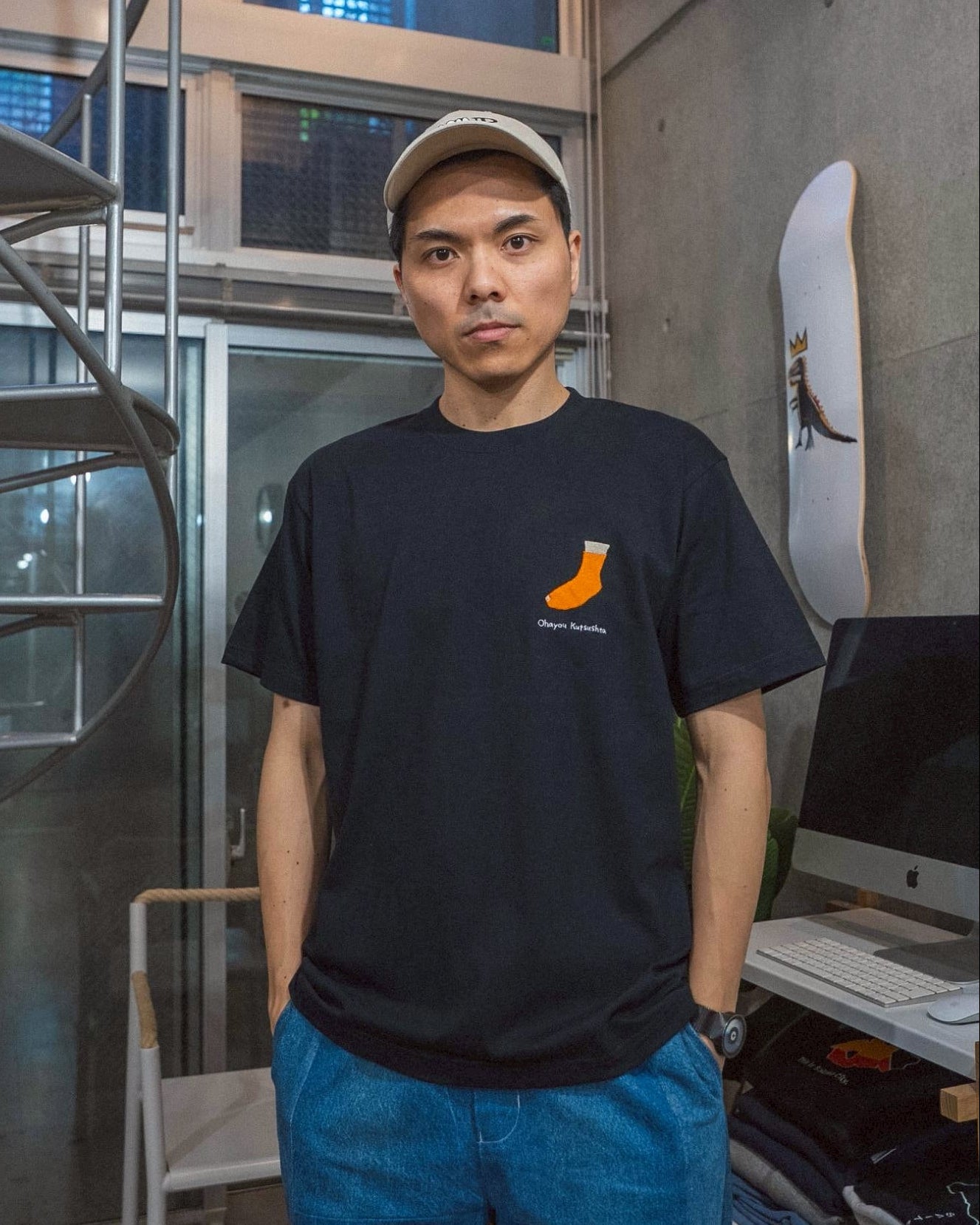 おはよう靴下Tee