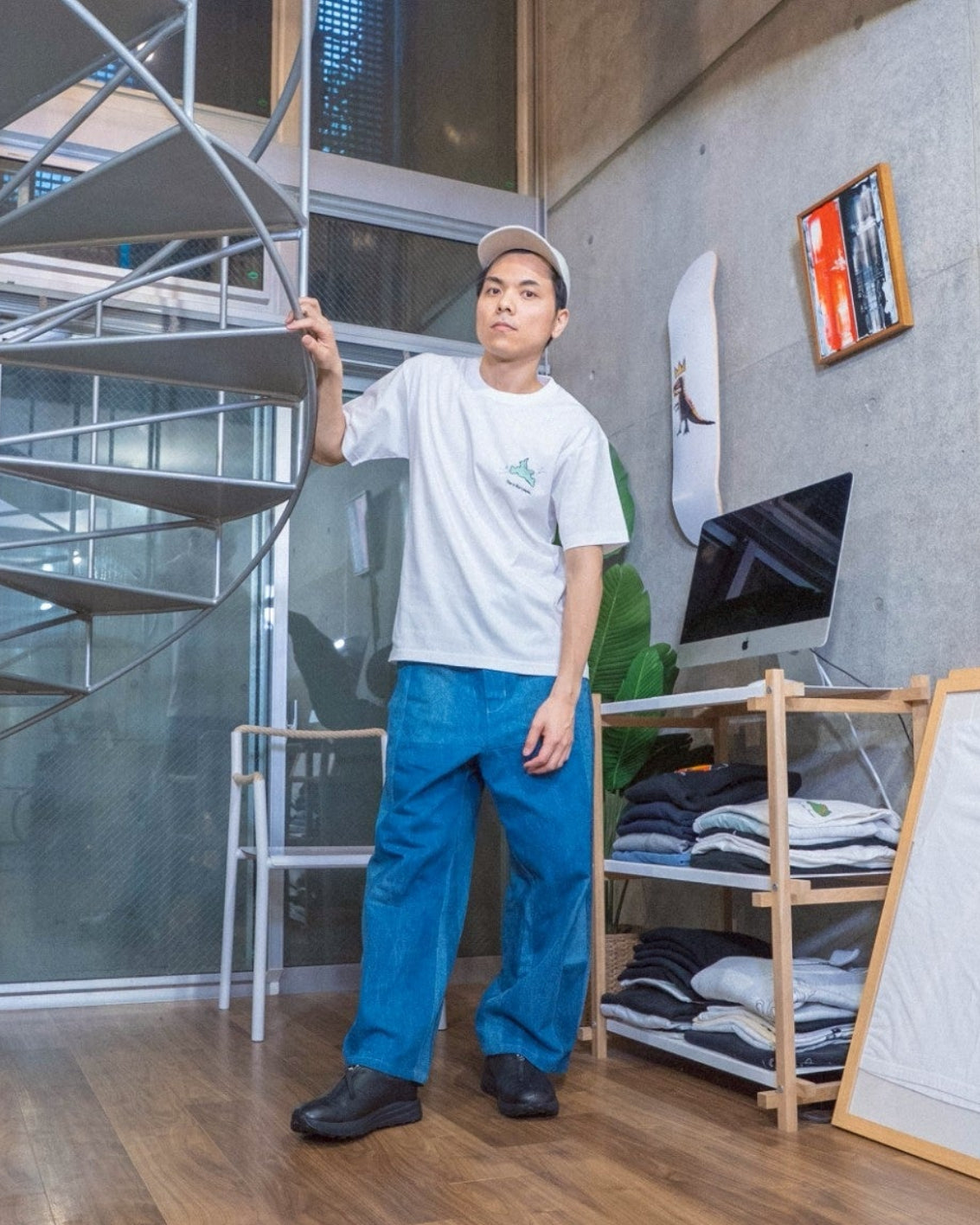 郡山風強すぎTee