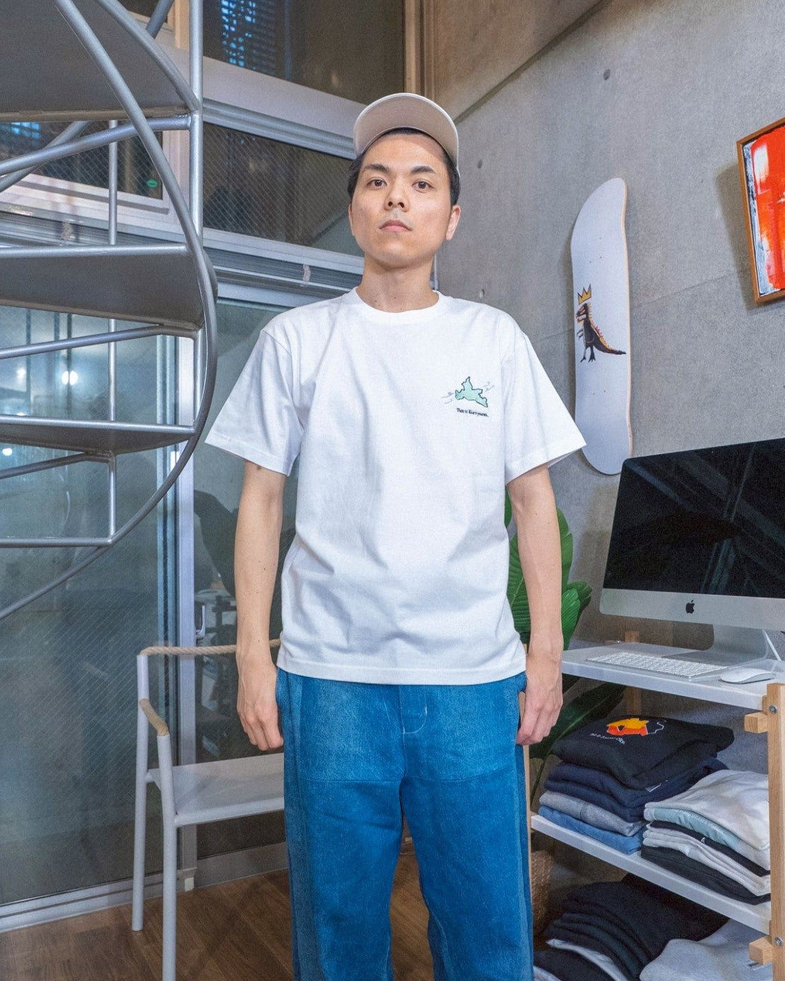 郡山風強すぎTee