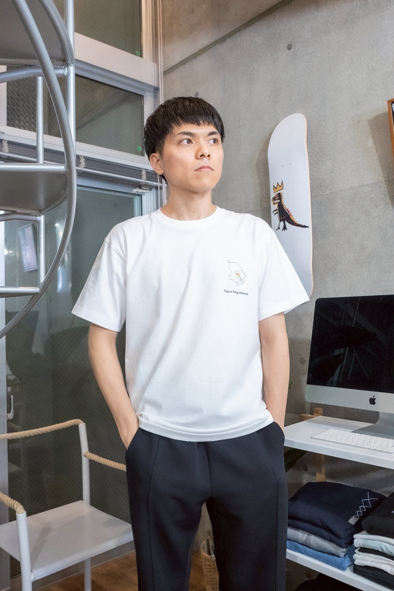 火山噴火後の降灰予報の図Tee