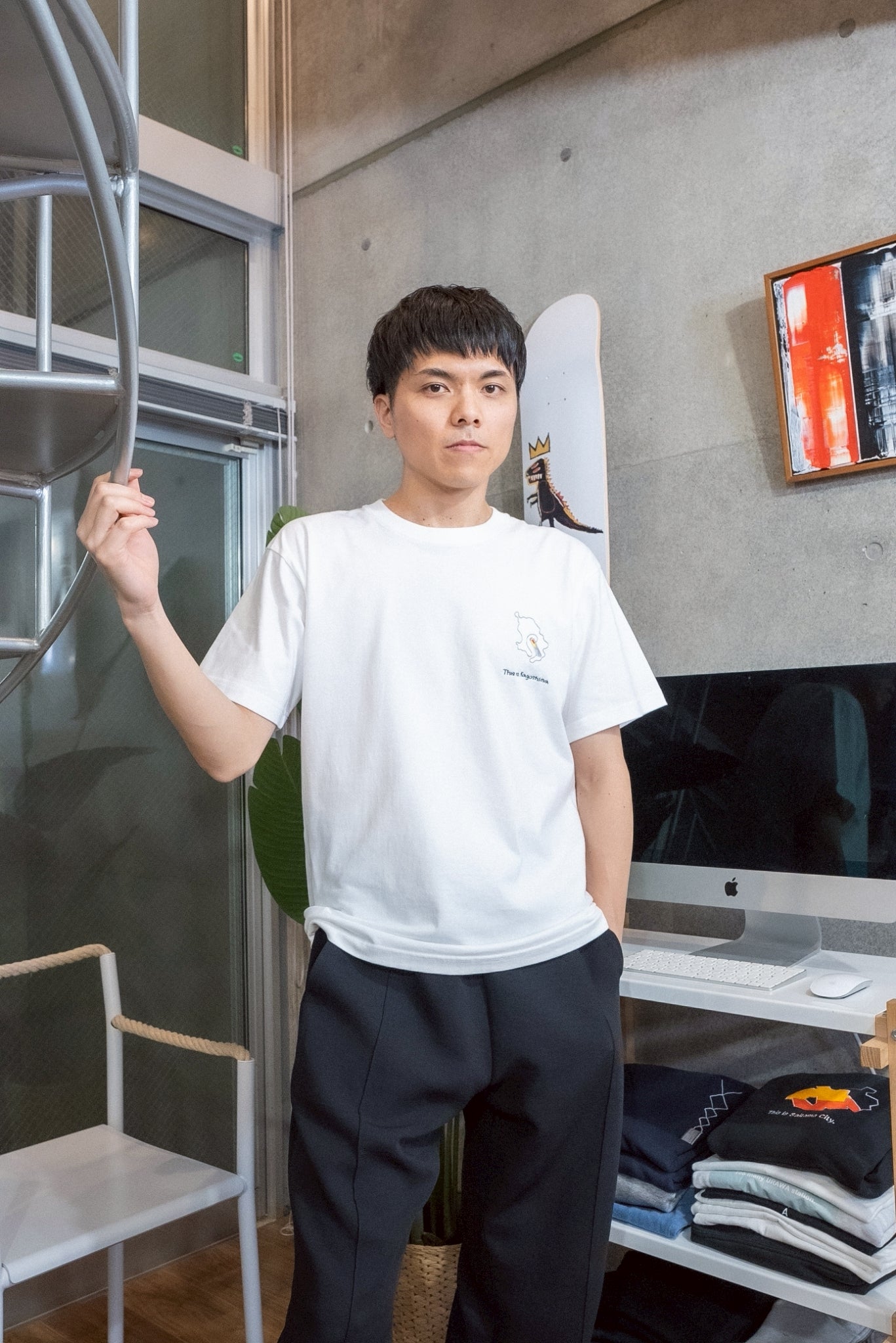 火山噴火後の降灰予報の図Tee