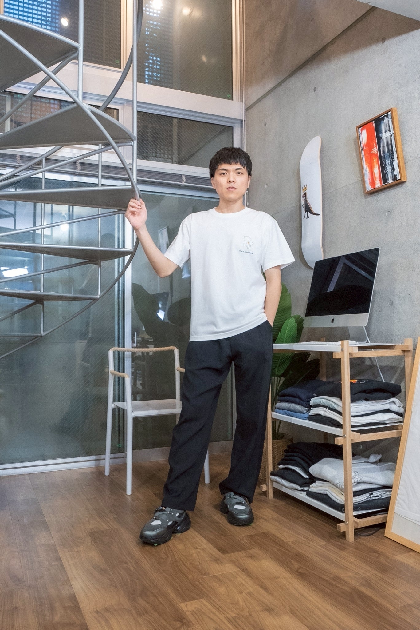 火山噴火後の降灰予報の図Tee