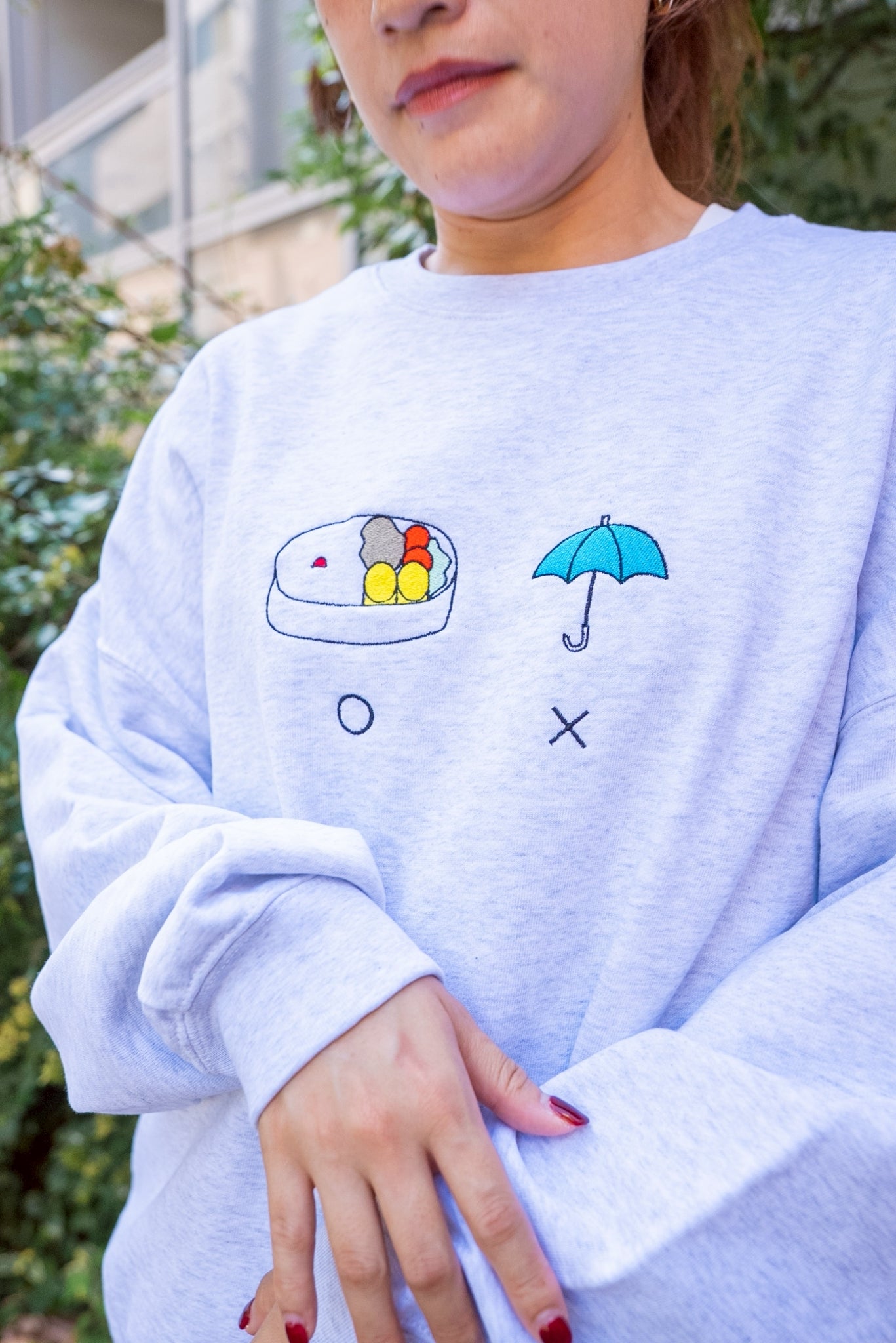 【受注】弁当忘れても傘忘れるなスウェット