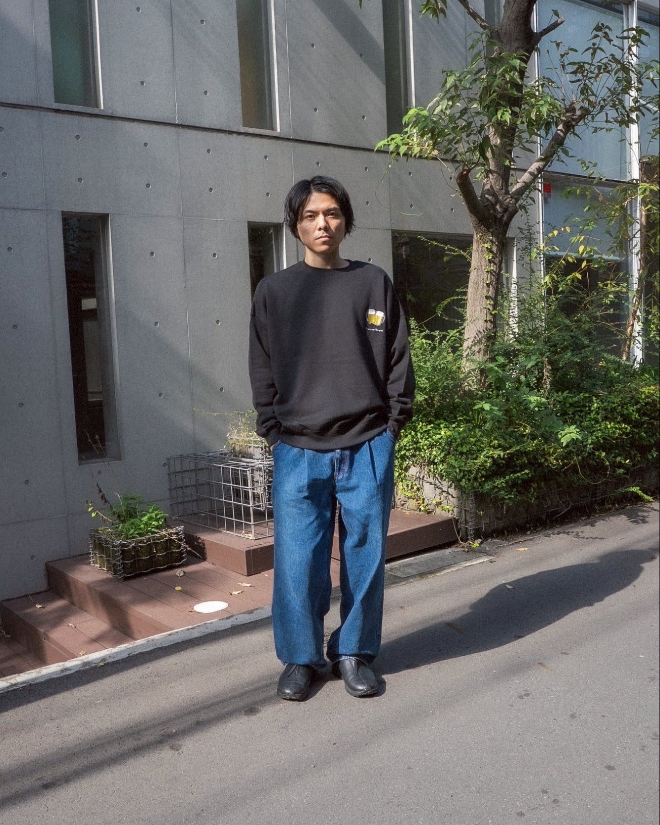 「乾杯!」の前に「練習!」スウェット