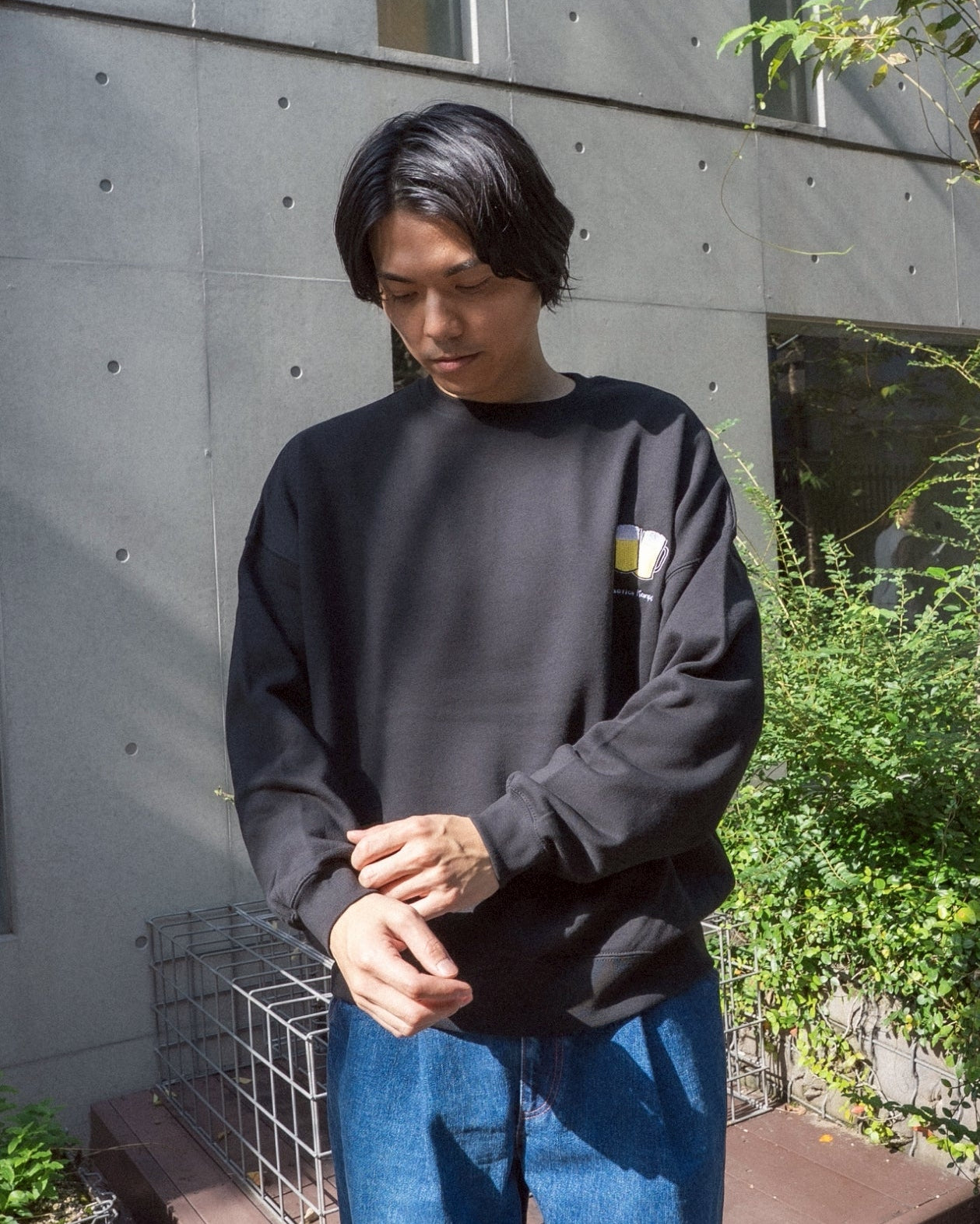 「乾杯!」の前に「練習!」スウェット