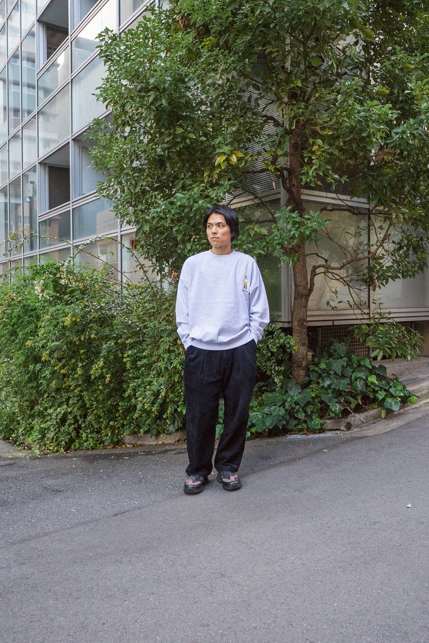 【受注】自転車降りてくださいおばさんスウェット