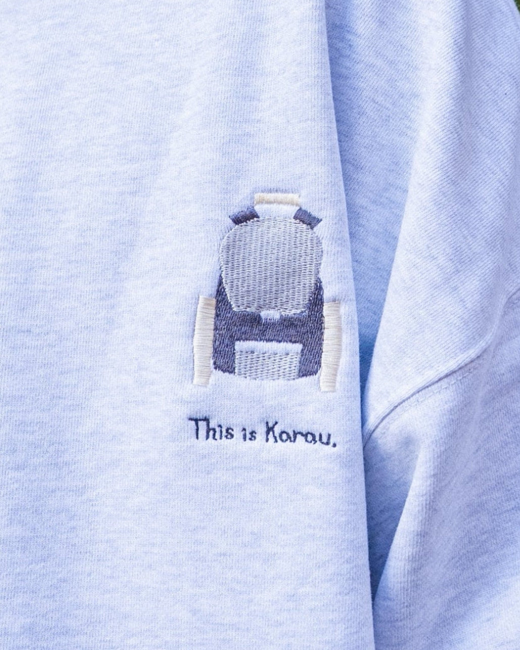 リュックをからうスウェット