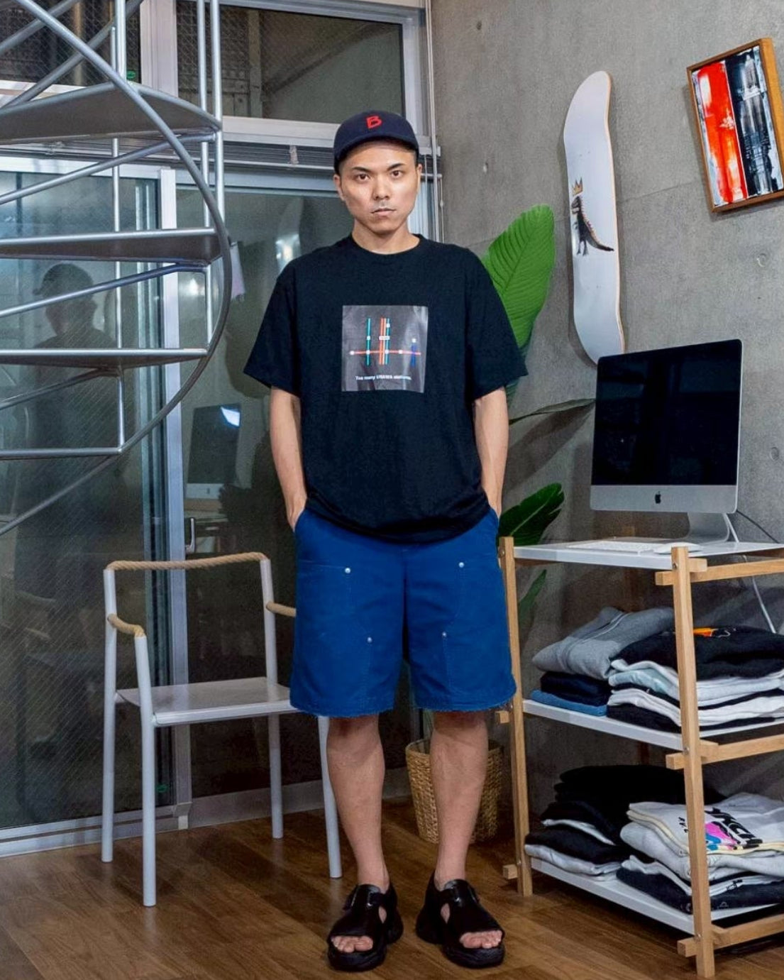 浦和ってつく駅多すぎTee(ブラック)