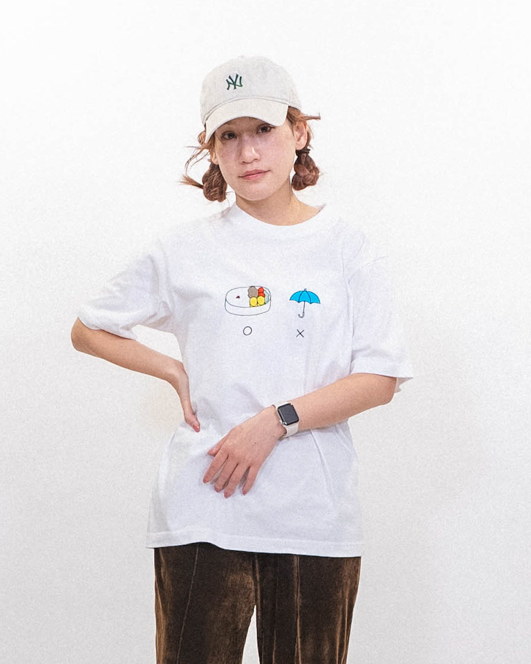 【受注】弁当忘れても傘忘れるなTee