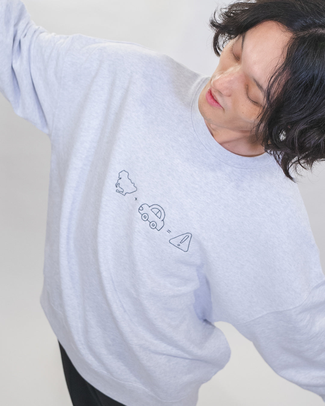 愛知で運転気をつけようスウェット