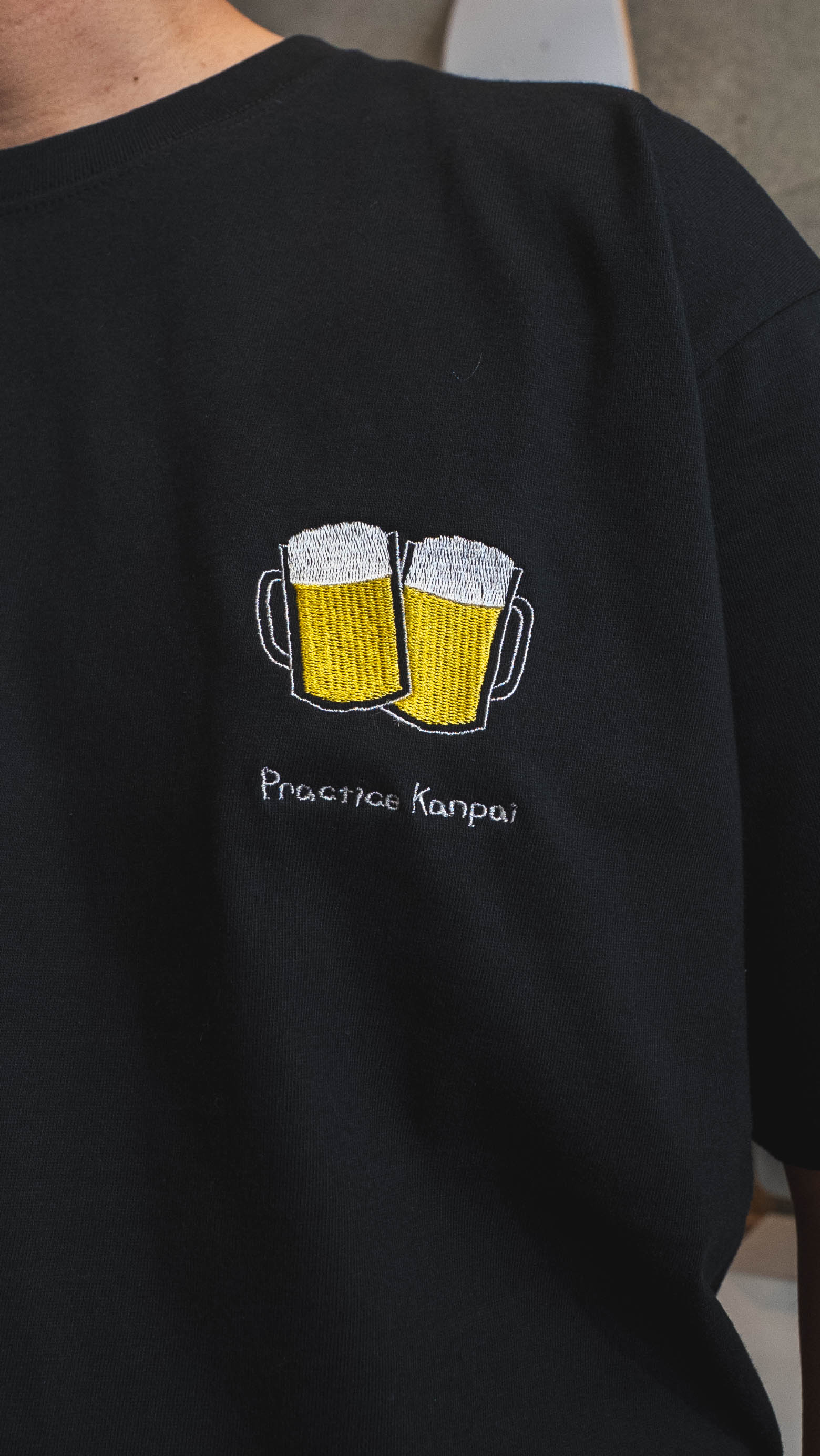 【受注】「乾杯！」の前に「練習！」Tee