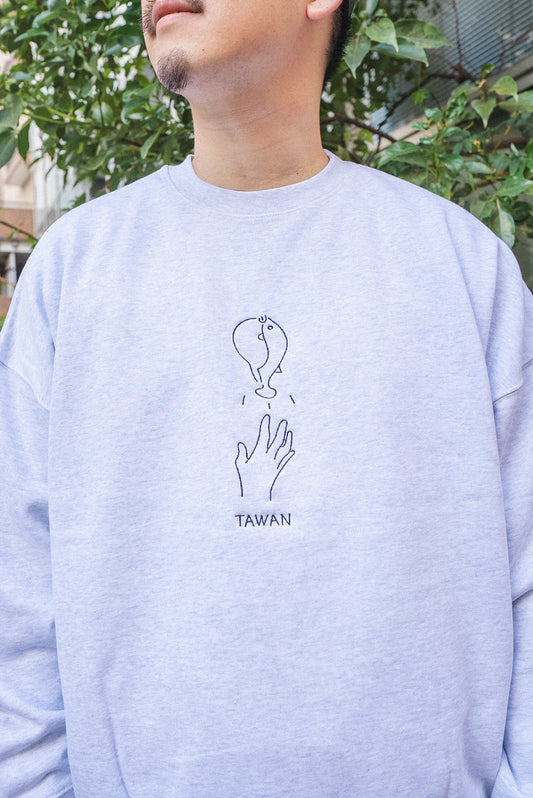 【受注】フグに「たわん」スウェット