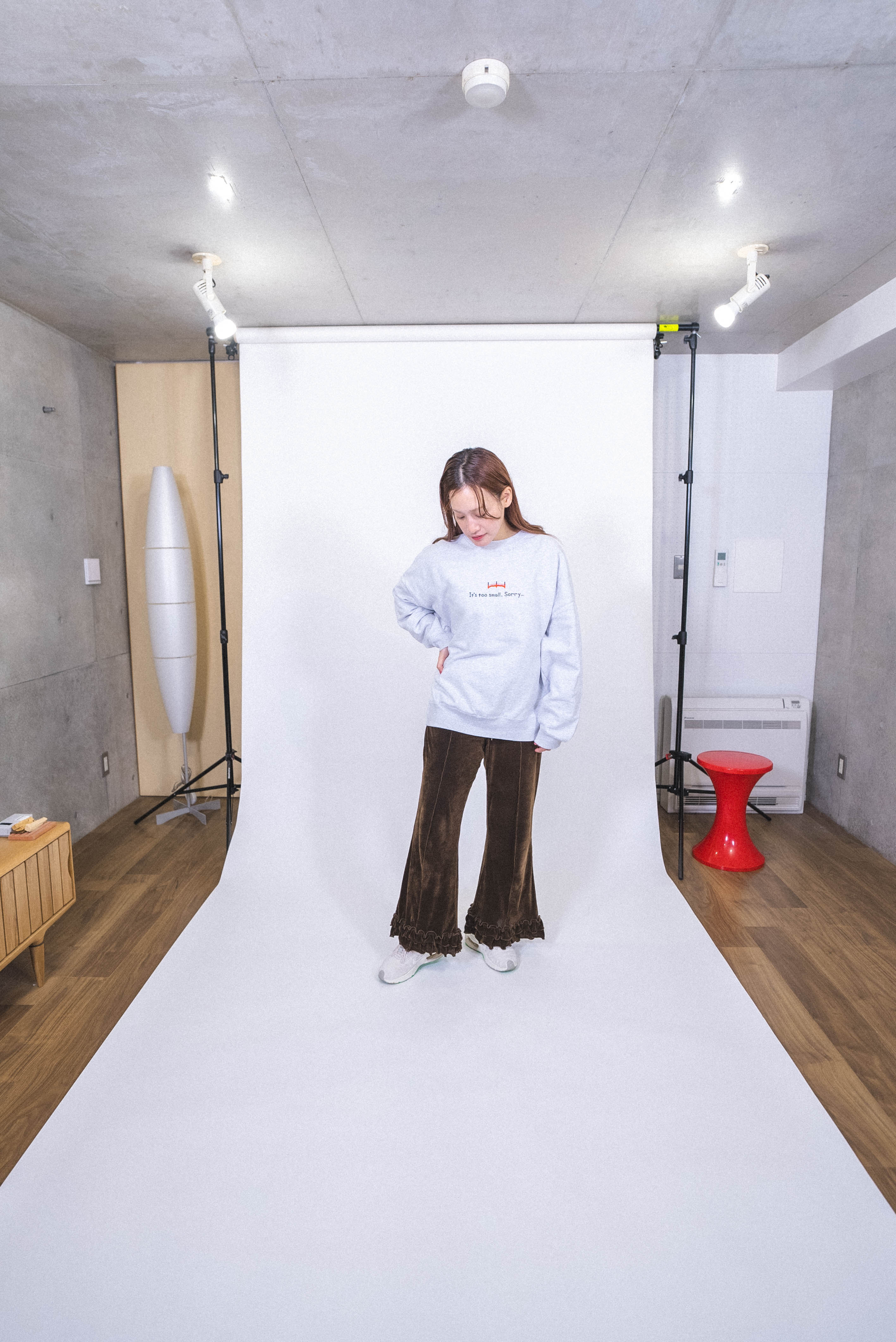 【受注】赤い小さなあの橋スウェット