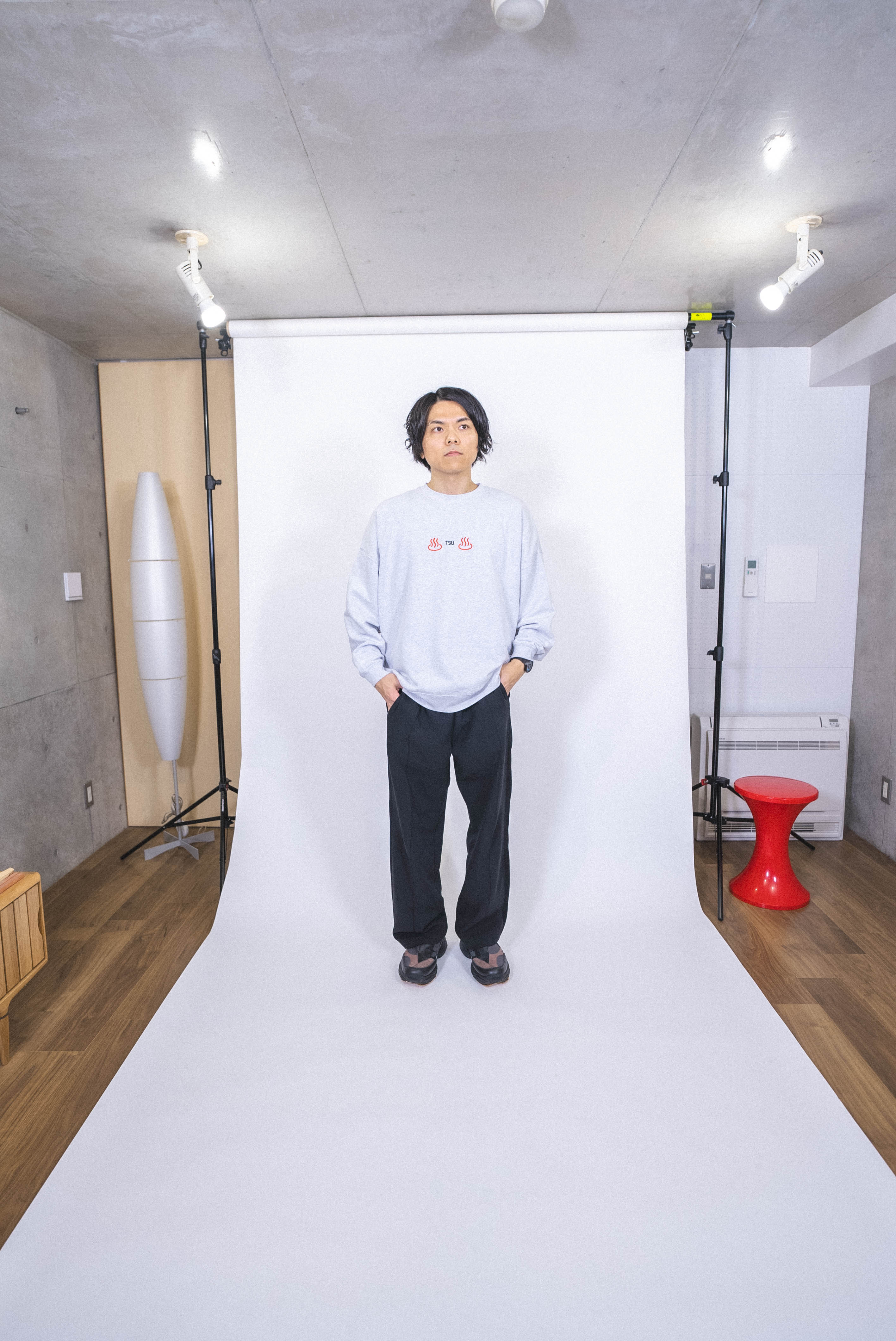 読めない温泉スウェット