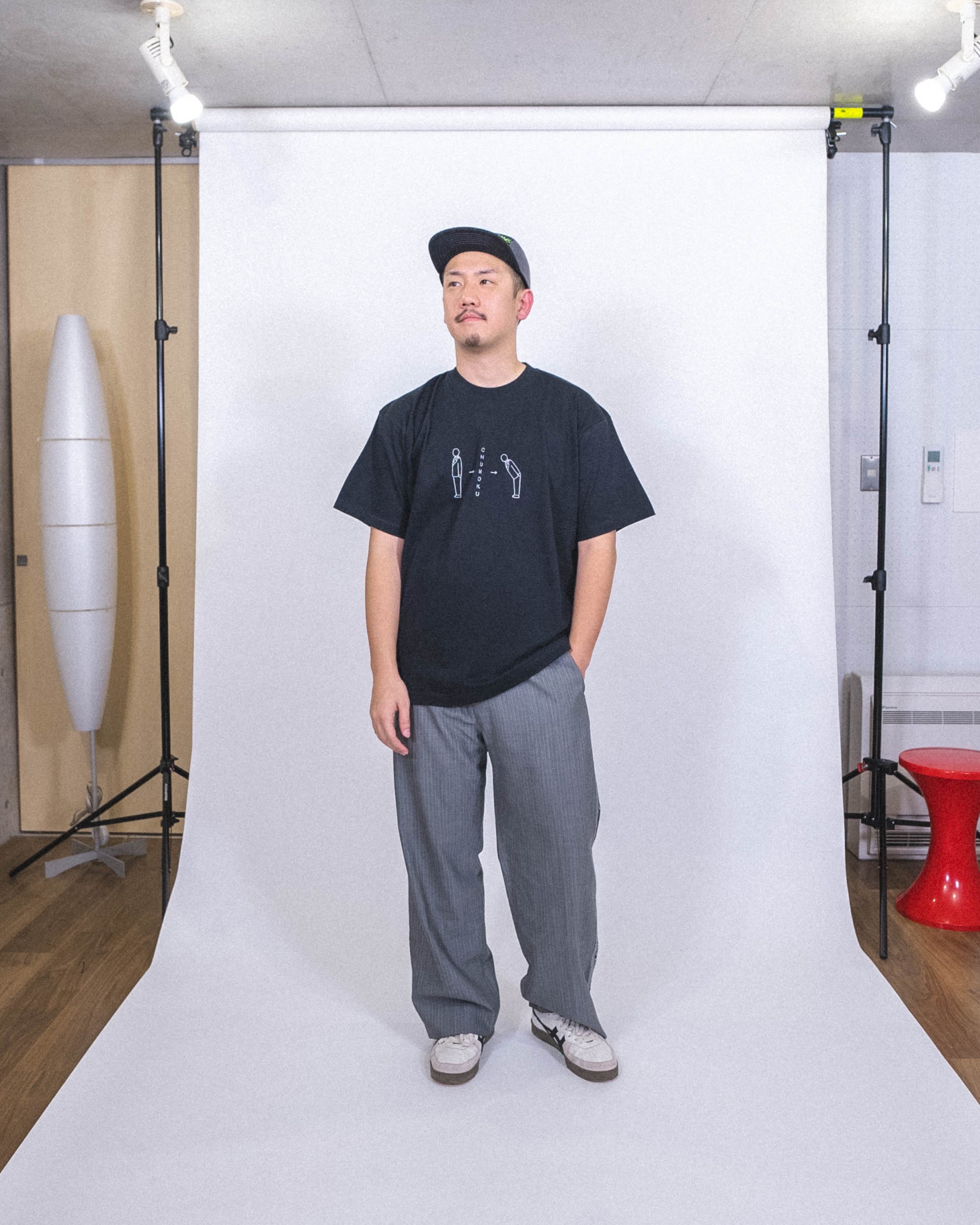 注目を挟む群馬県民Tee