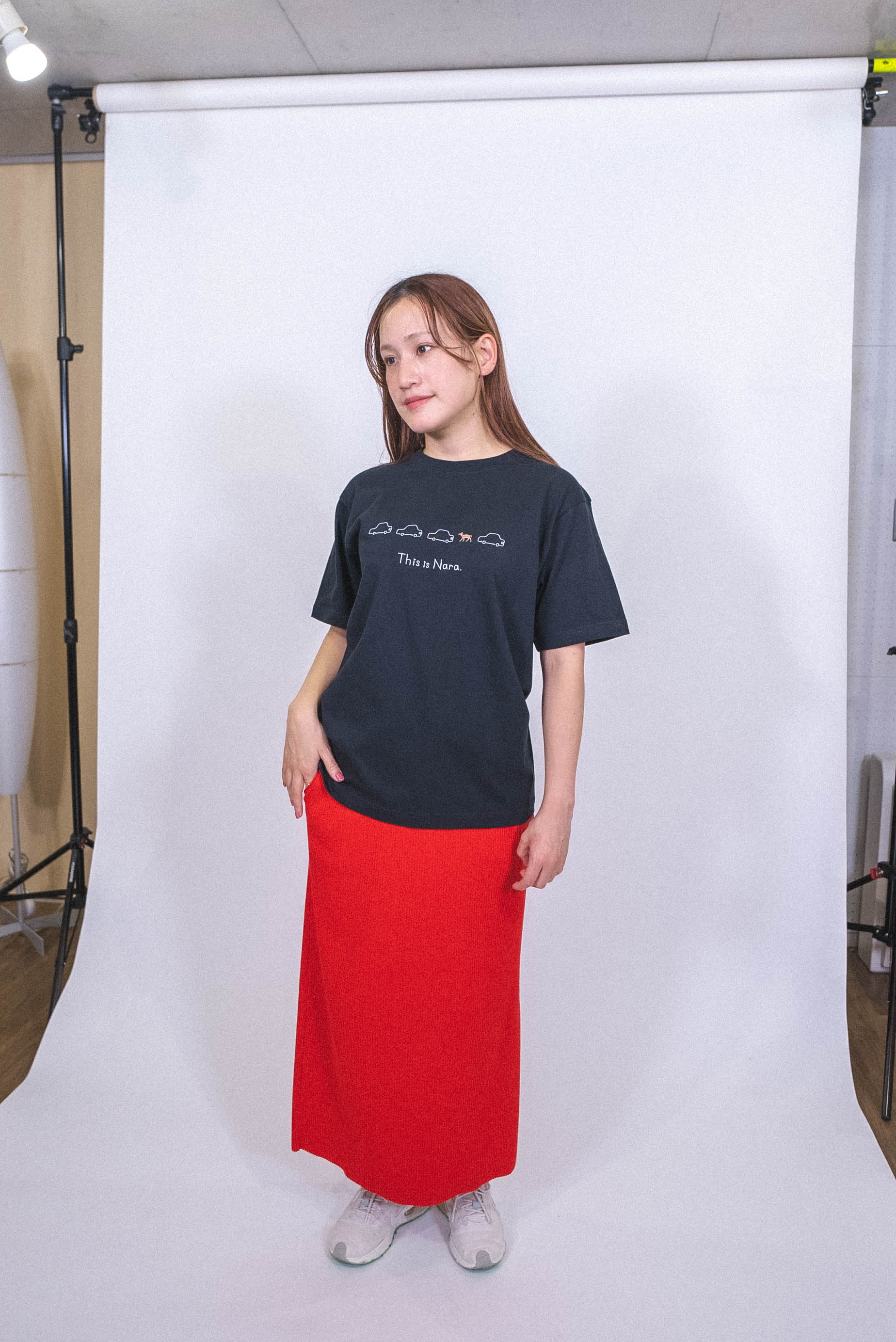 路上にいる鹿Tee