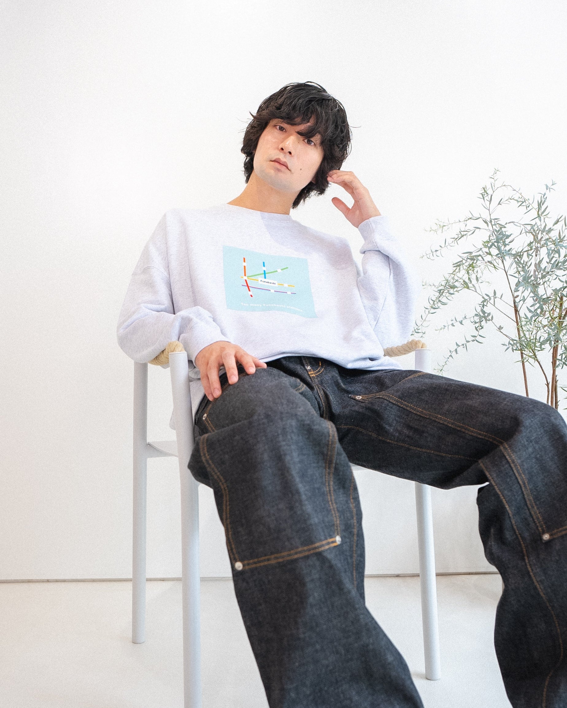 船橋ってつく駅多すぎスウェット