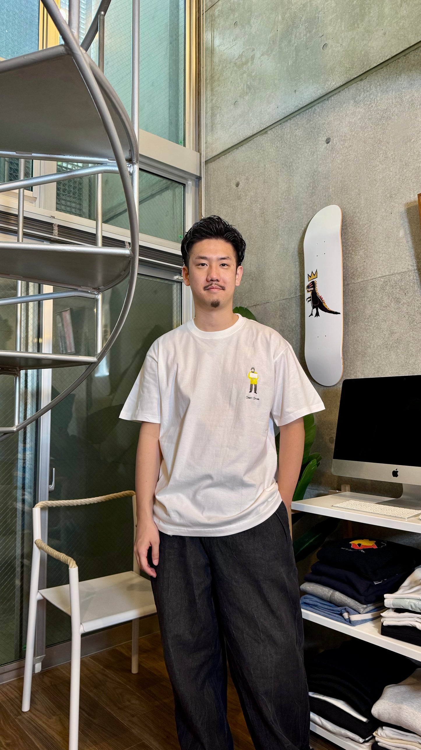 【受注】自転車降りてくださいおばさんTee