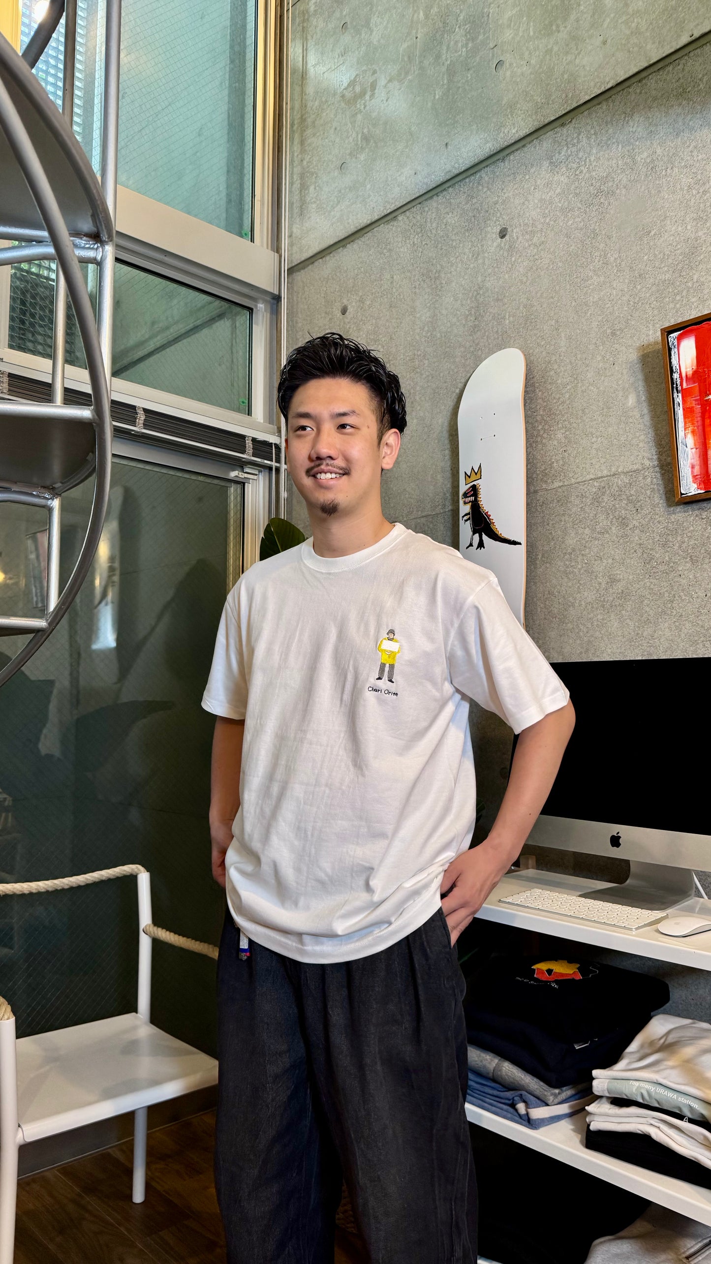 【受注】自転車降りてくださいおばさんTee