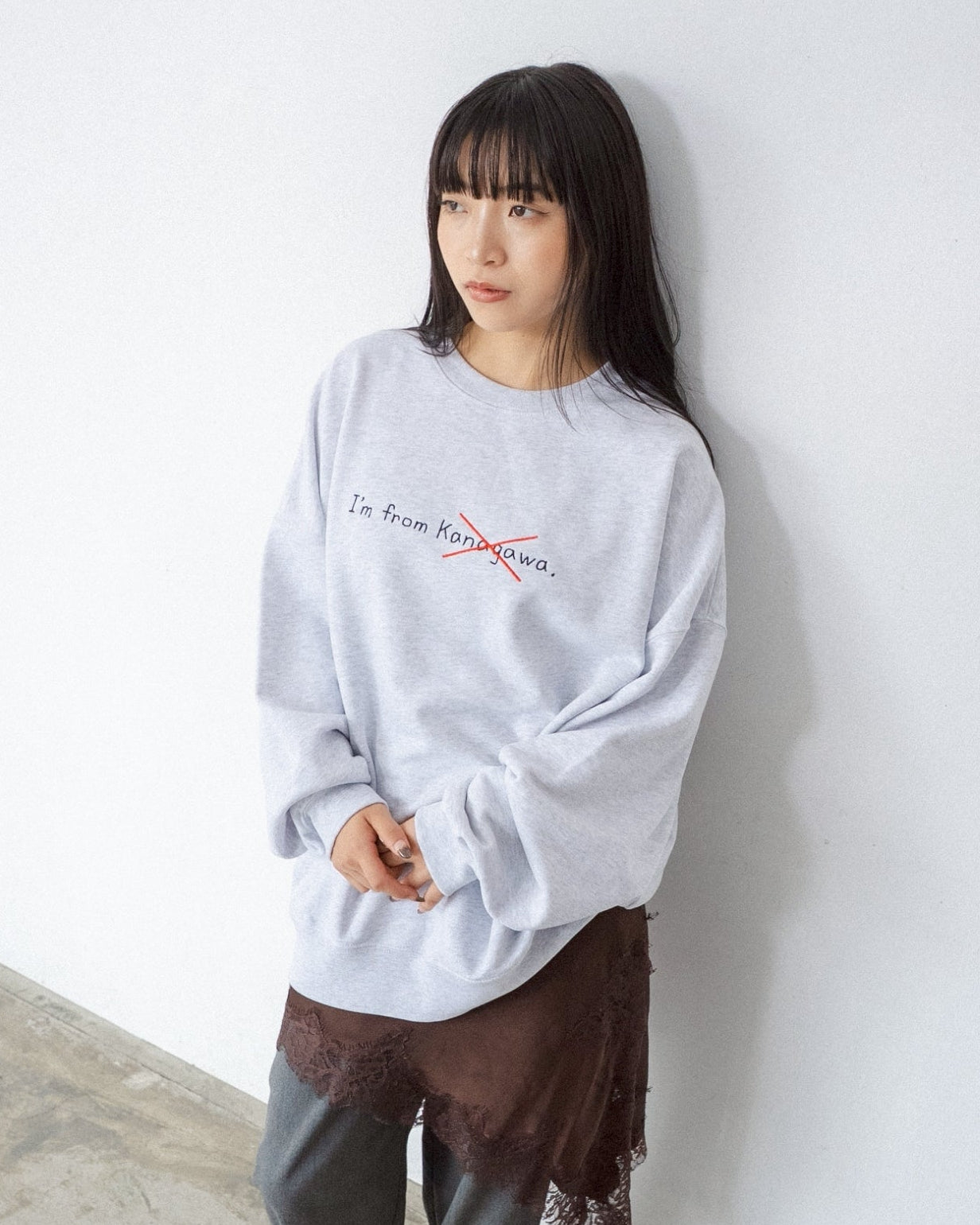 出身は神奈川って言わないスウェット