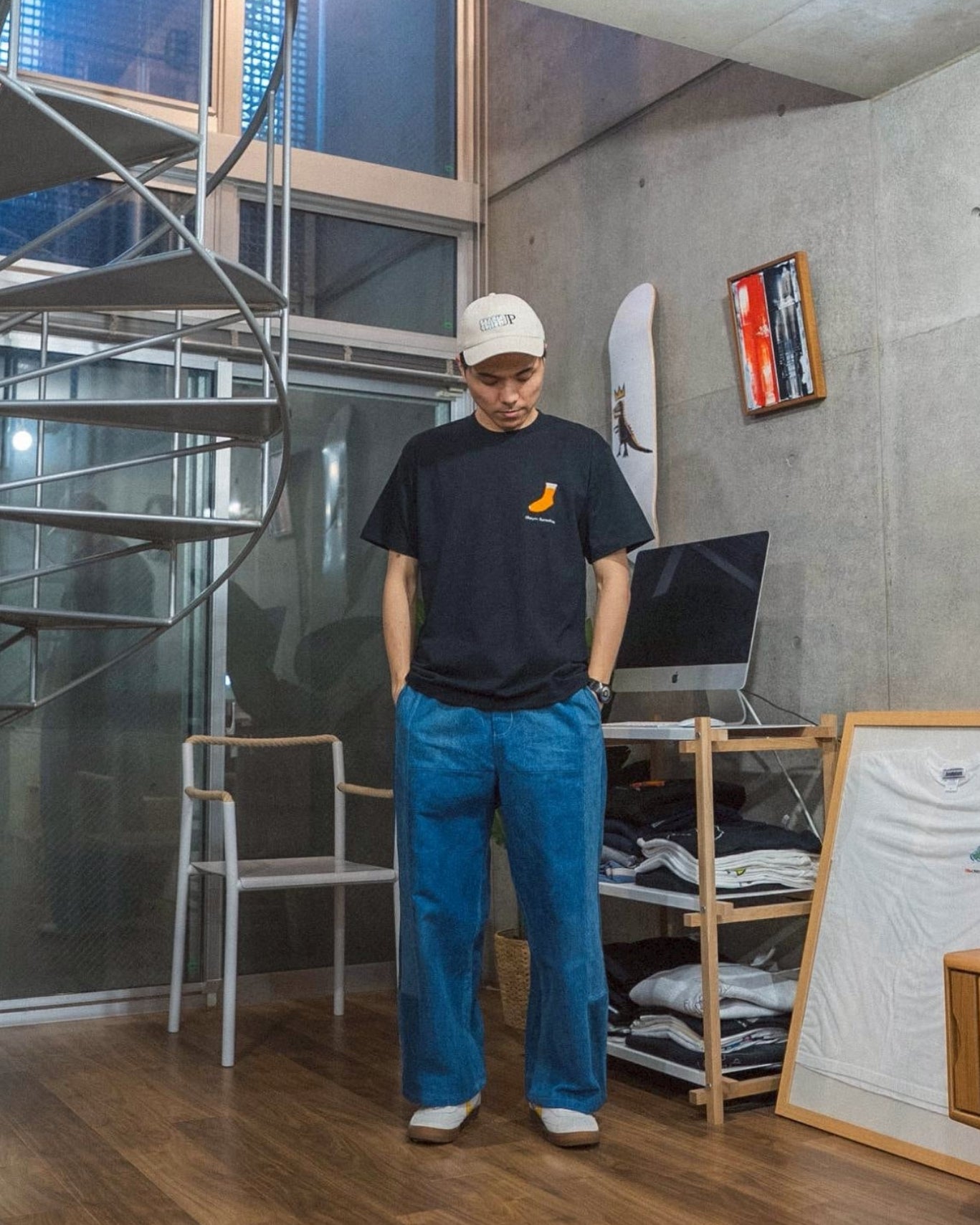 おはよう靴下Tee