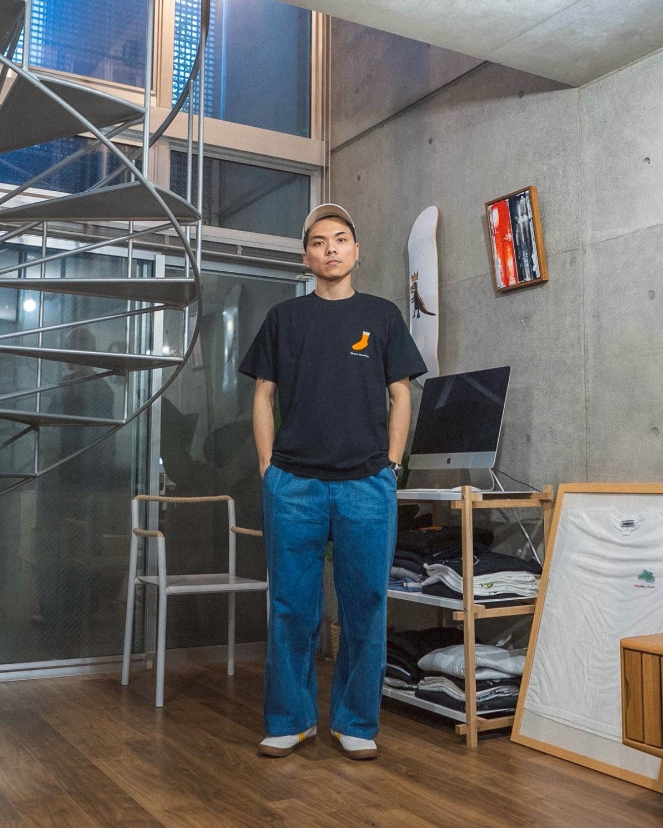 おはよう靴下Tee