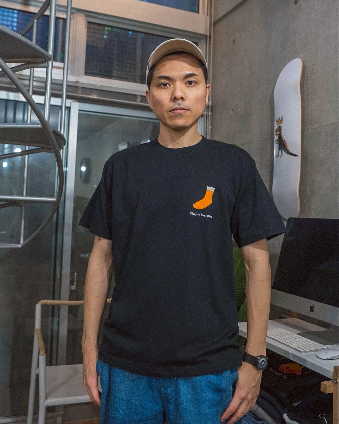 おはよう靴下Tee