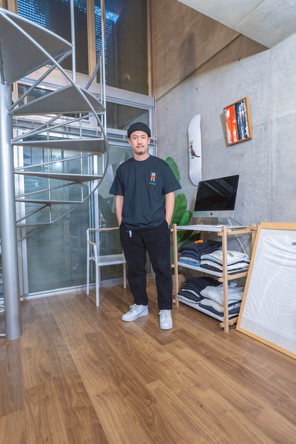 【受注】いわき、掃除中は膝あて文化Tee