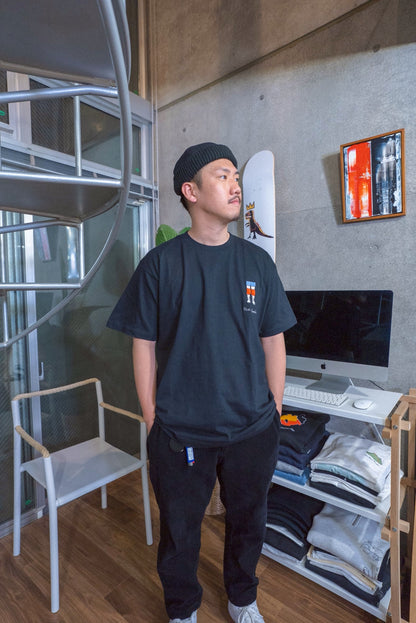 【受注】いわき、掃除中は膝あて文化Tee