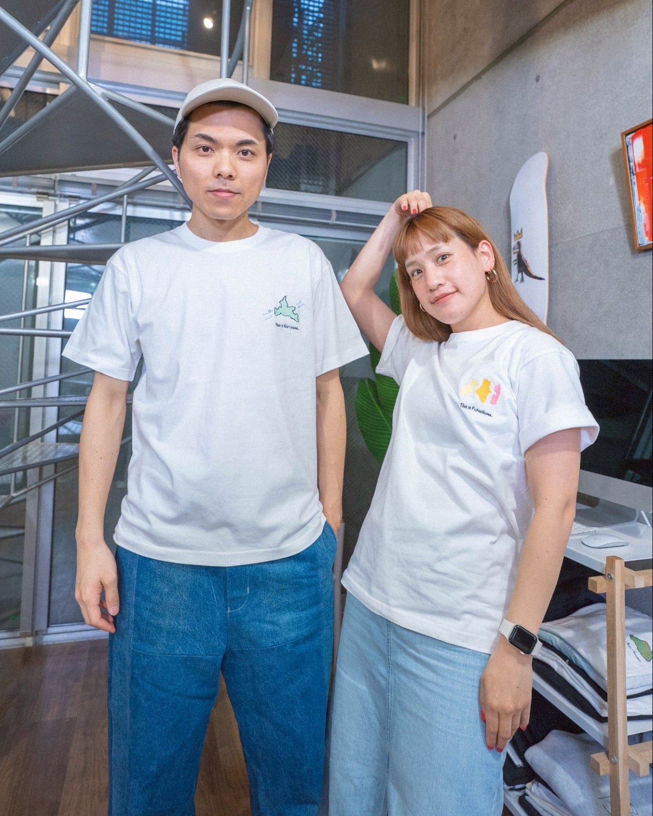 郡山風強すぎTee