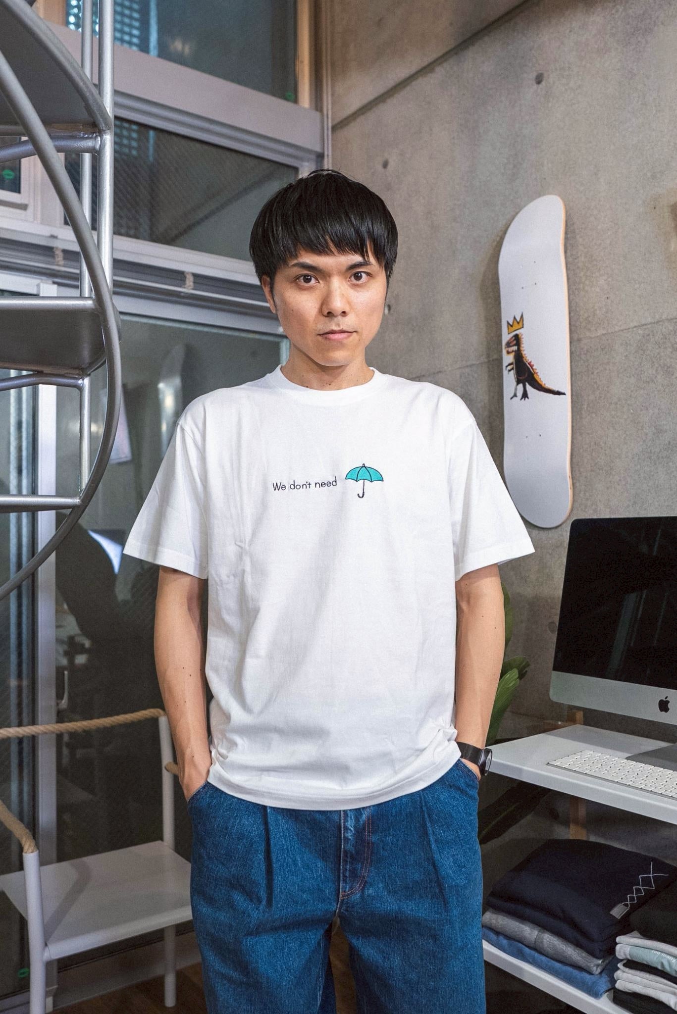 【受注】雪でいちいち傘ささないTee