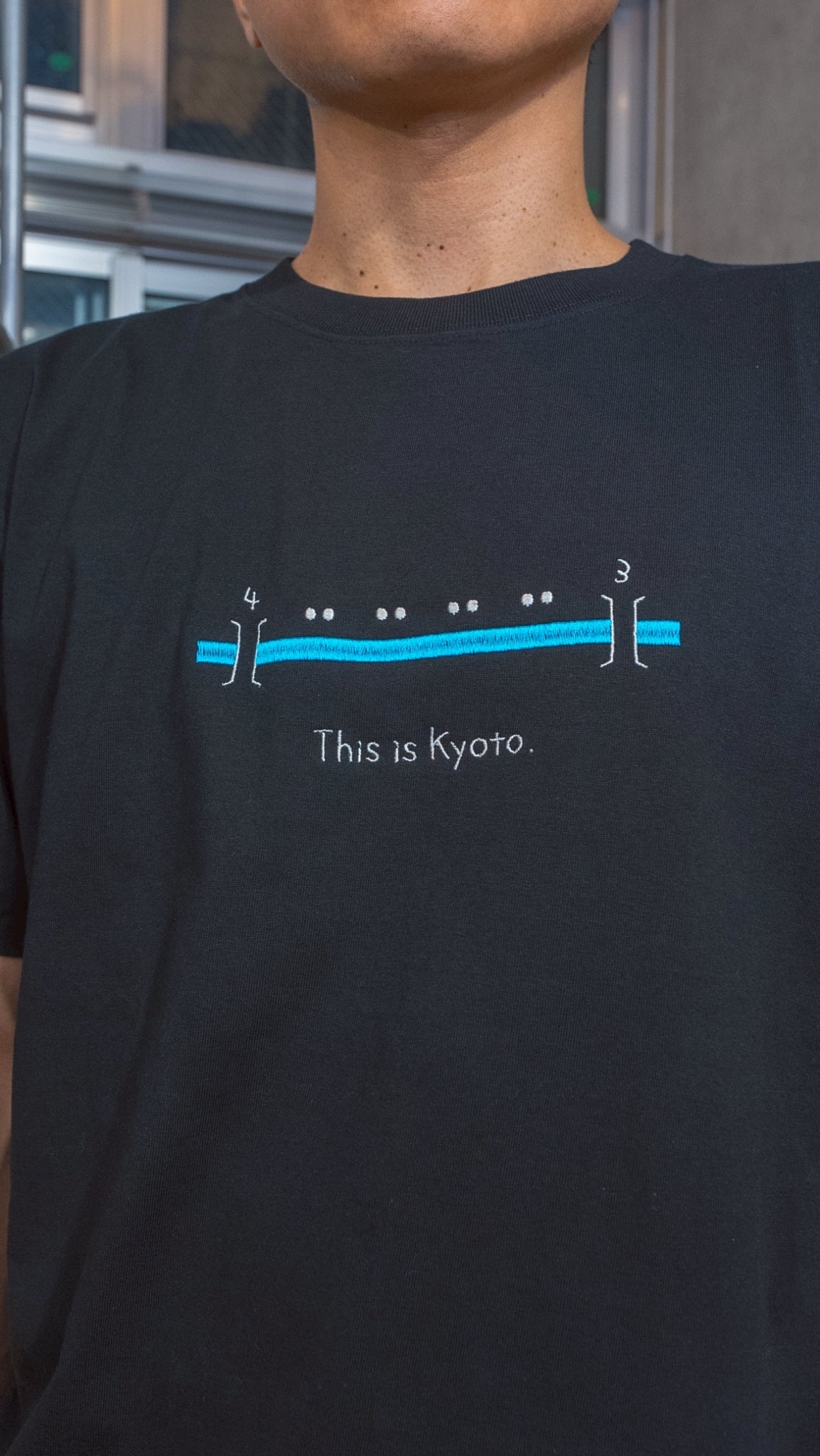 【一部受注】京都のあの川で、等間隔Tee