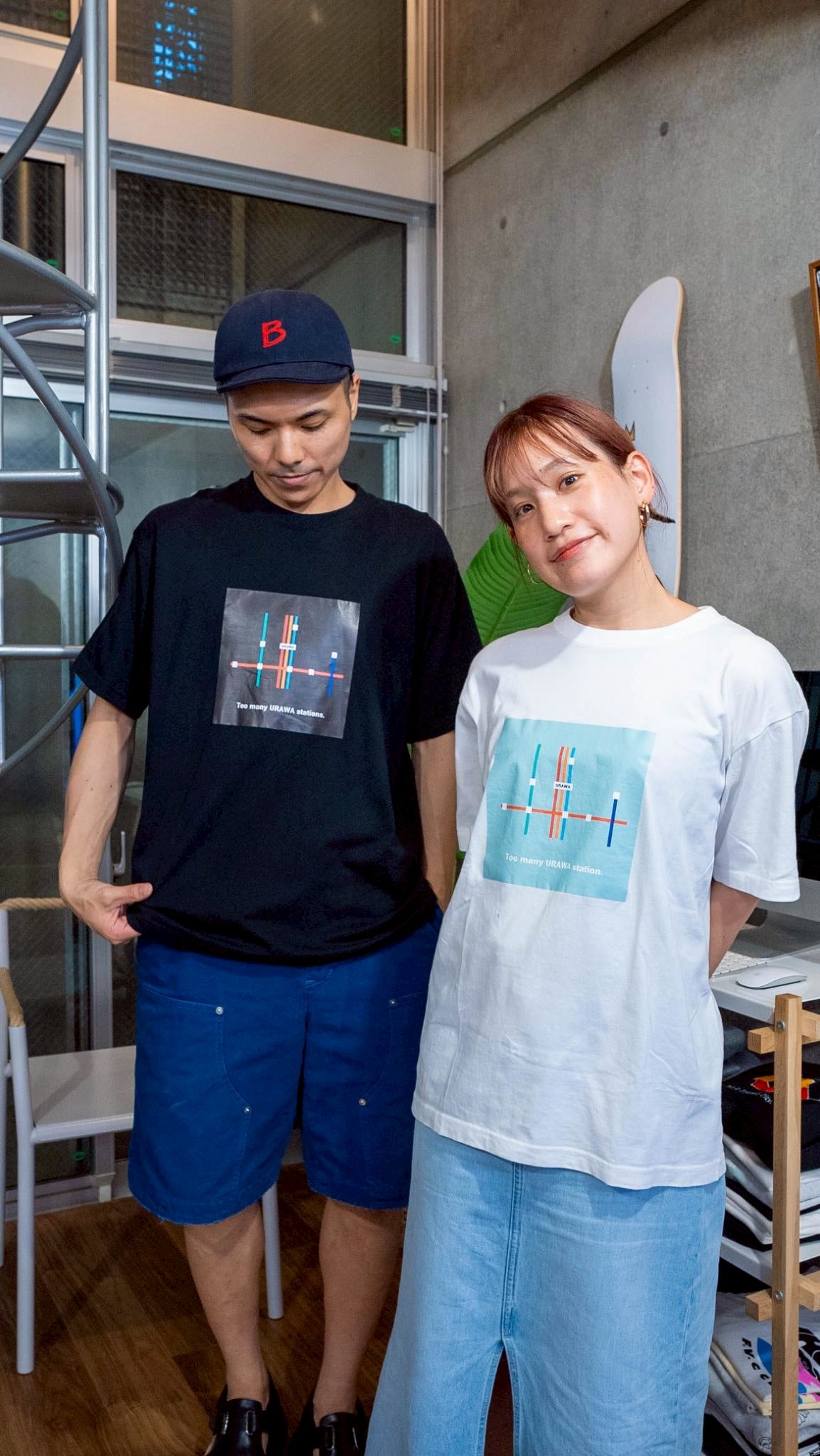 浦和ってつく駅多すぎTee（ブラック）