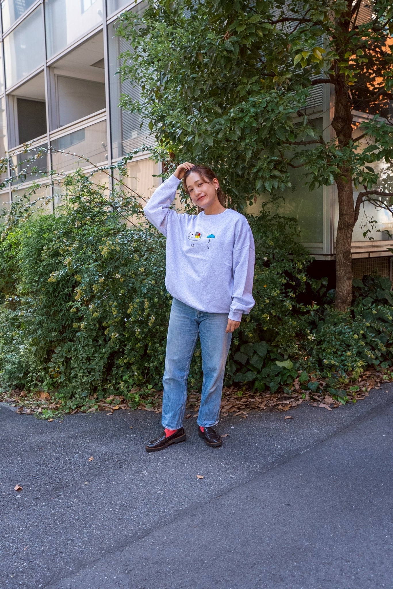 弁当忘れても傘忘れるなスウェット