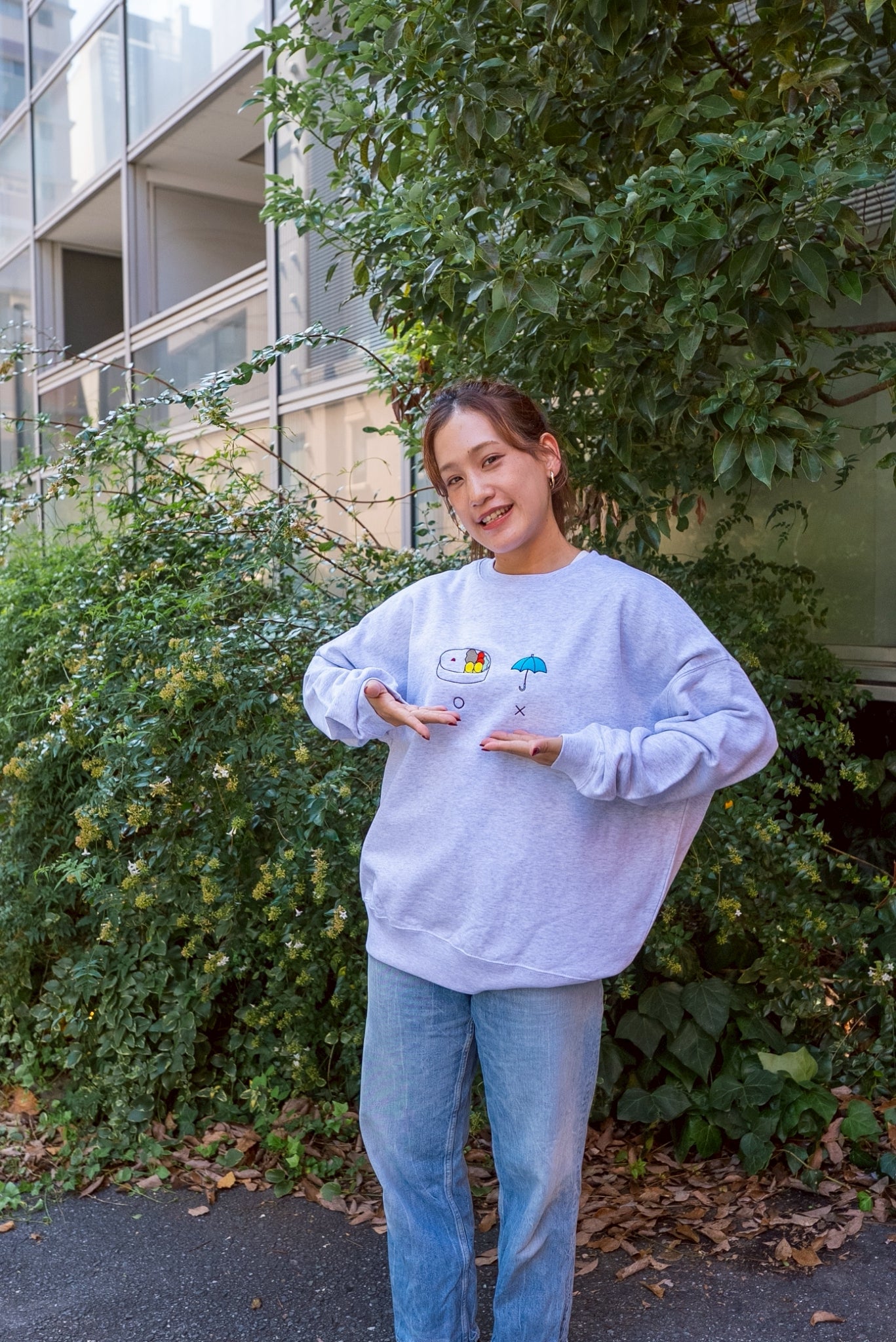 【受注】弁当忘れても傘忘れるなスウェット