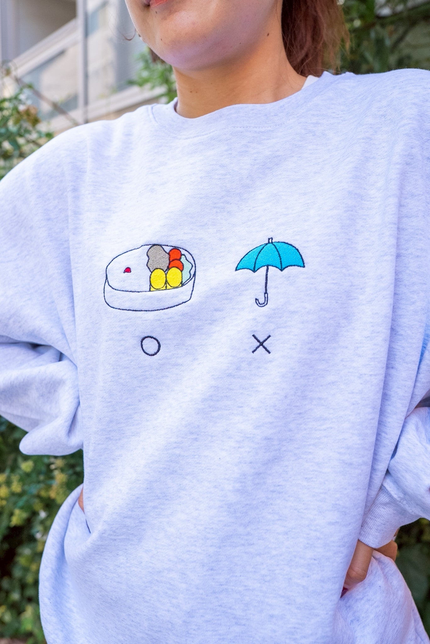 【受注】弁当忘れても傘忘れるなスウェット