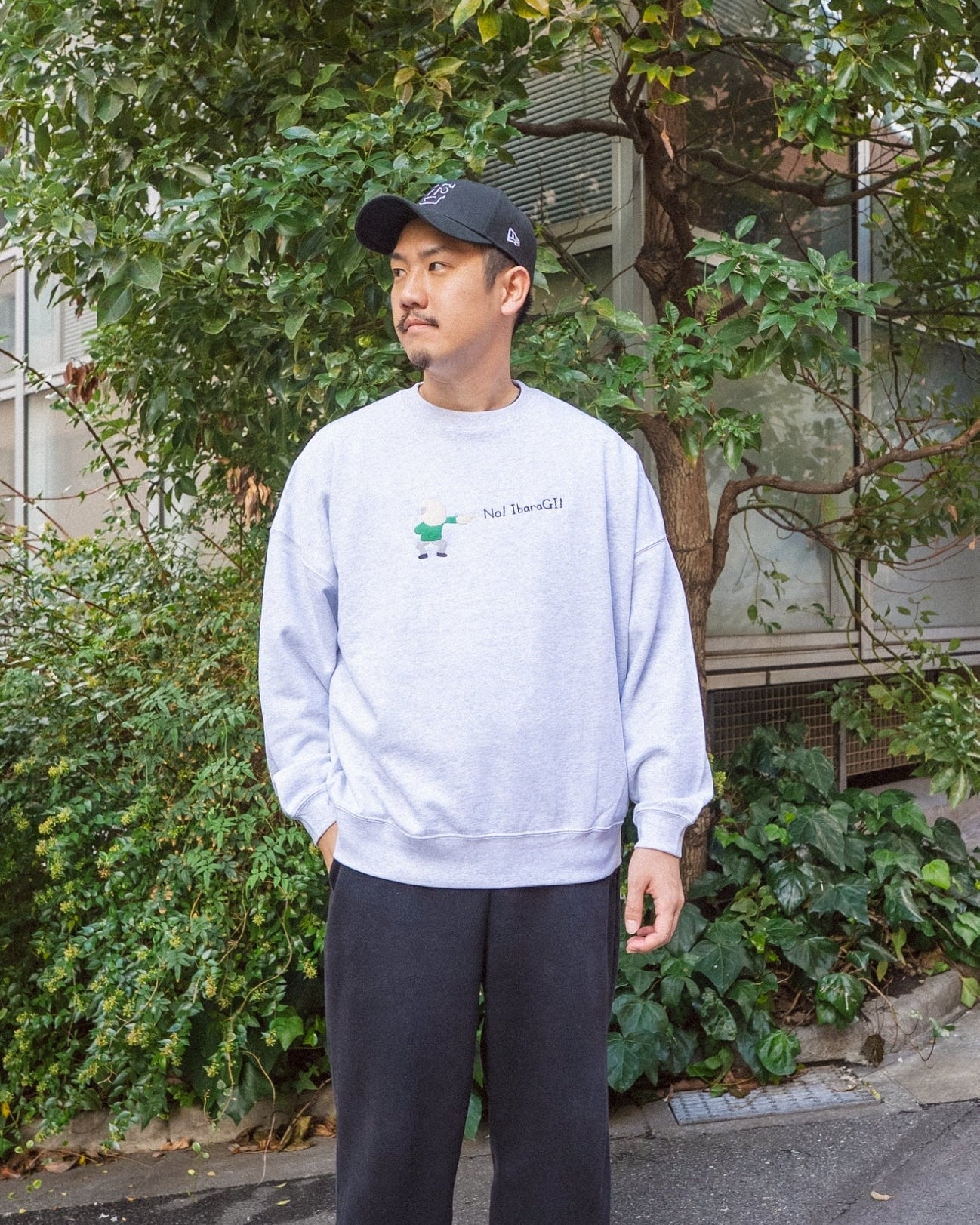 いばらぎなじいちゃんスウェット