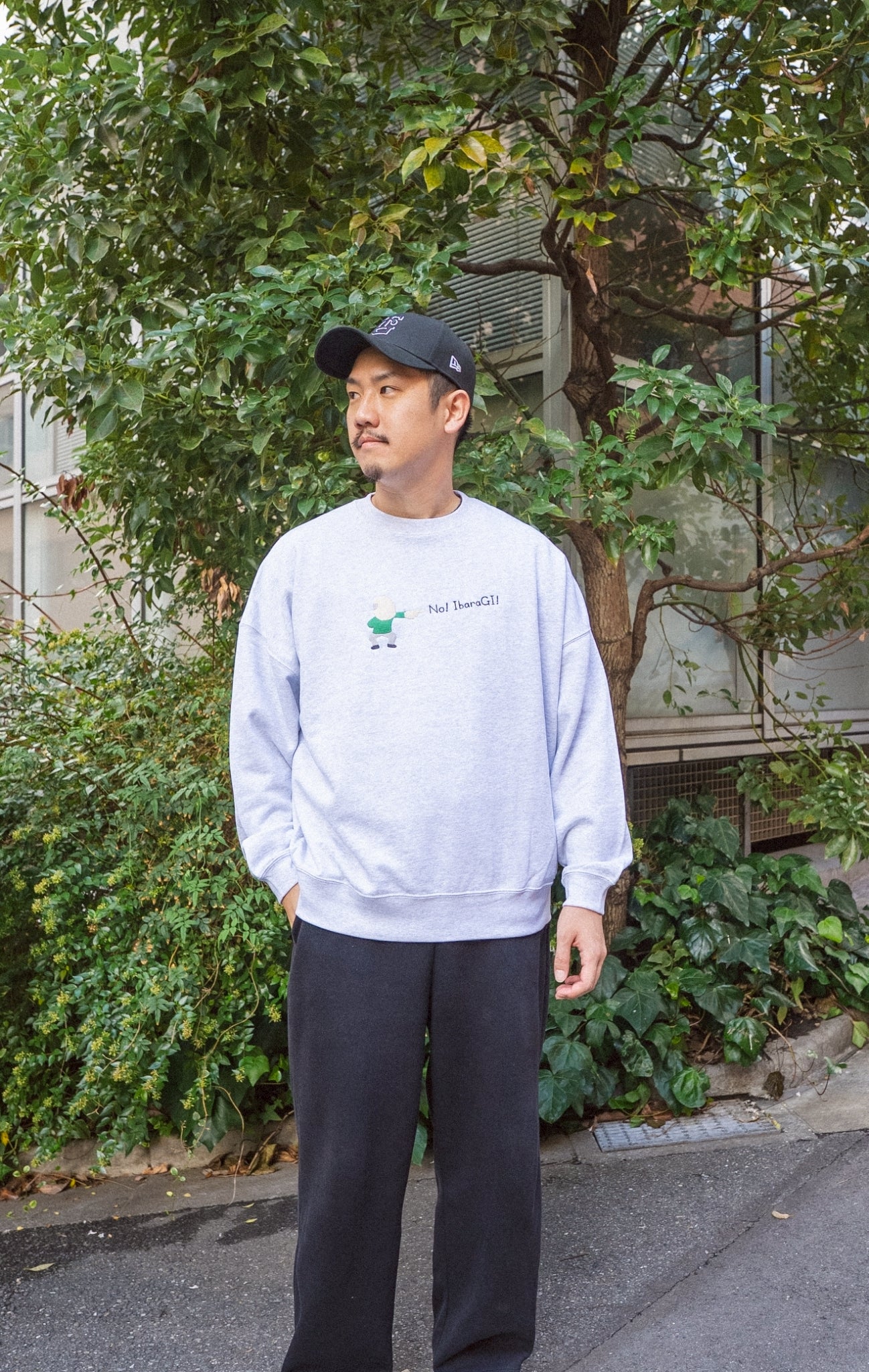 【受注】いばらぎなじいちゃんスウェット